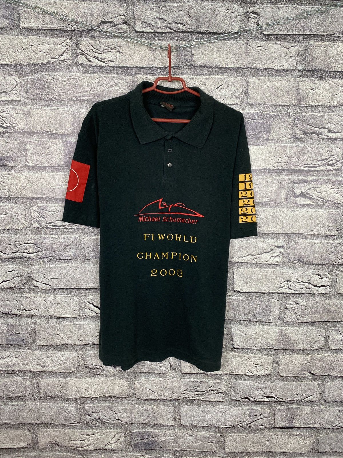 Vintage Vintage racing T-shirt Michael Schumacher 1994 Formula 1 y2k Size US L / EU 52-54 / 3 - 1 Thumbnail