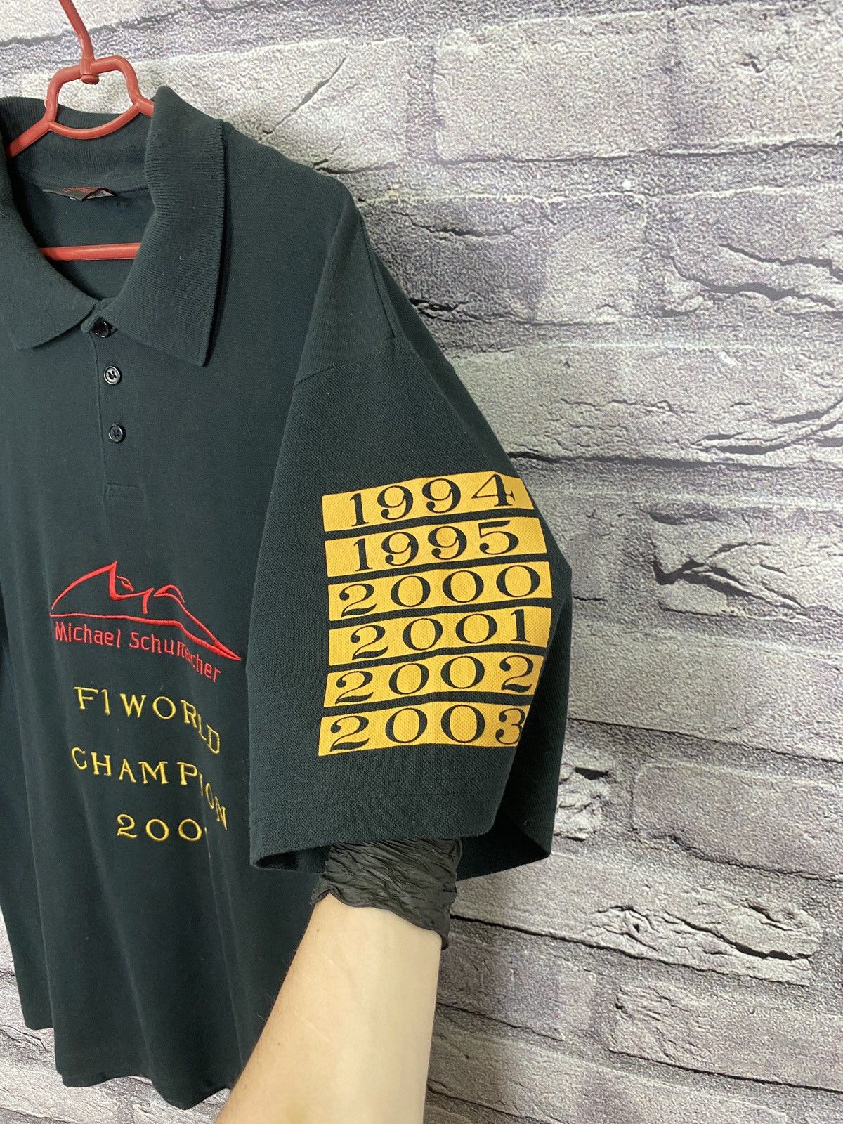 Vintage Vintage racing T-shirt Michael Schumacher 1994 Formula 1 y2k Size US L / EU 52-54 / 3 - 6 Thumbnail
