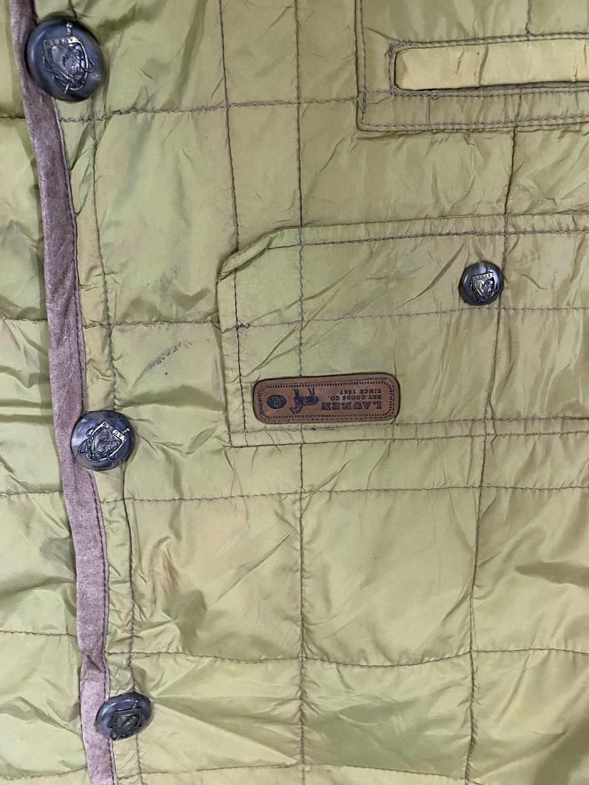Ralph Lauren Vintage Lauren RL Puffer Quilted Jacket Size US XS / EU 42 / 0 - 6 Thumbnail