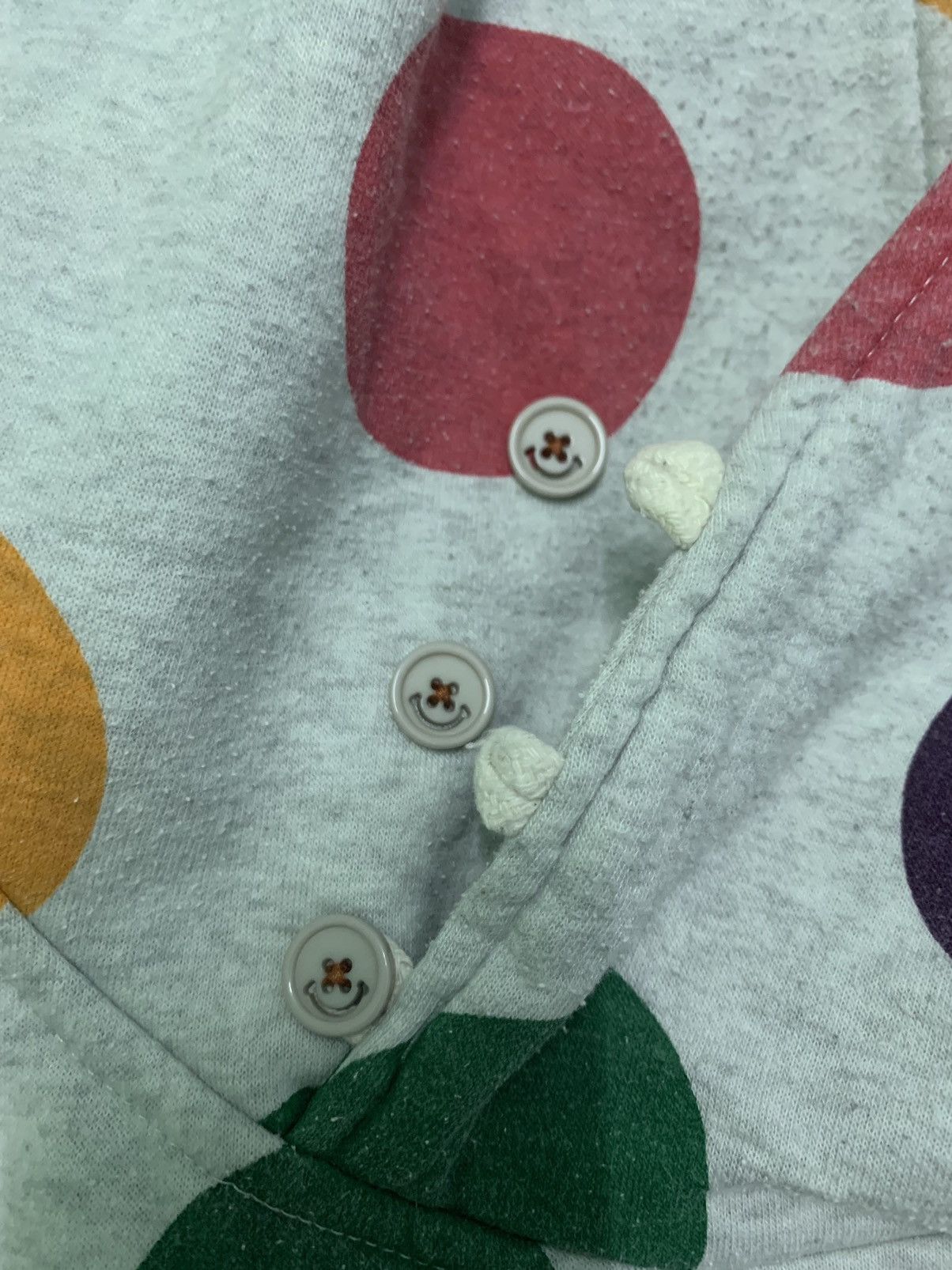 Japanese Brand Nice Polka Dot Up Smile Hoodies Size US L / EU 52-54 / 3 - 4 Thumbnail