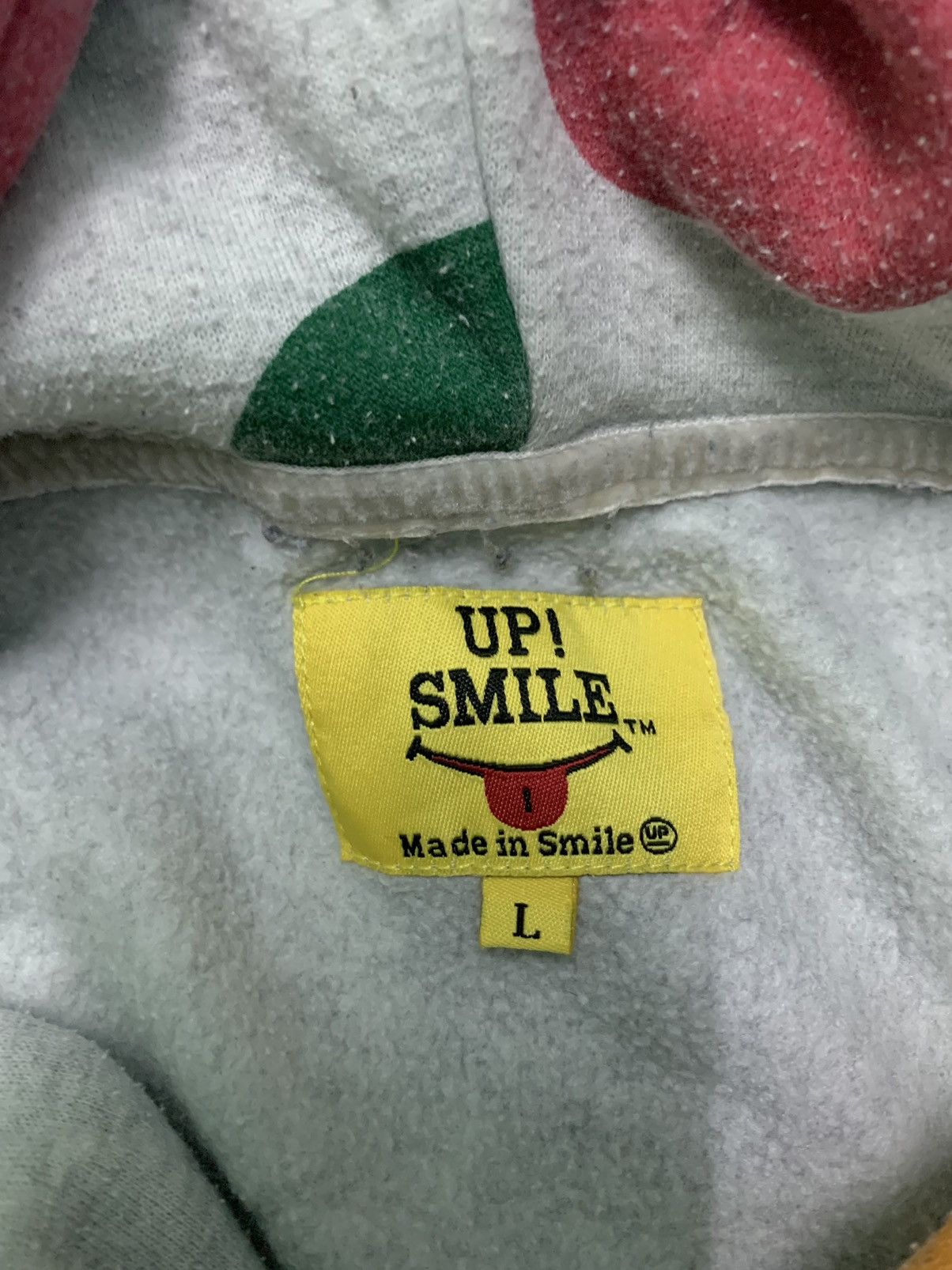 Japanese Brand Nice Polka Dot Up Smile Hoodies Size US L / EU 52-54 / 3 - 5 Thumbnail