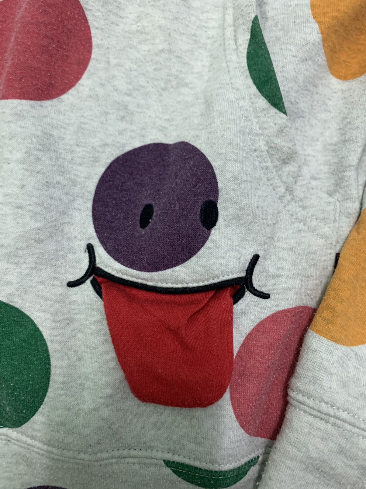 Japanese Brand Nice Polka Dot Up Smile Hoodies Size US L / EU 52-54 / 3 - 3 Thumbnail