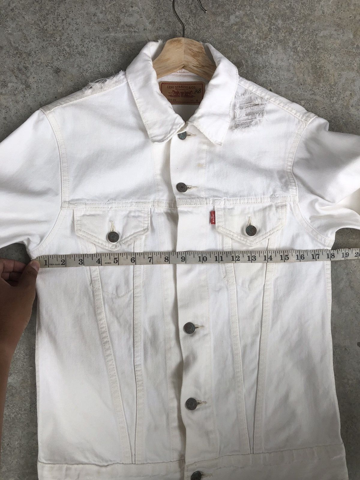 Levi's Japanese Levi’s Denim Jacket Distressed Denim Size US M / EU 48-50 / 2 - 19 Thumbnail