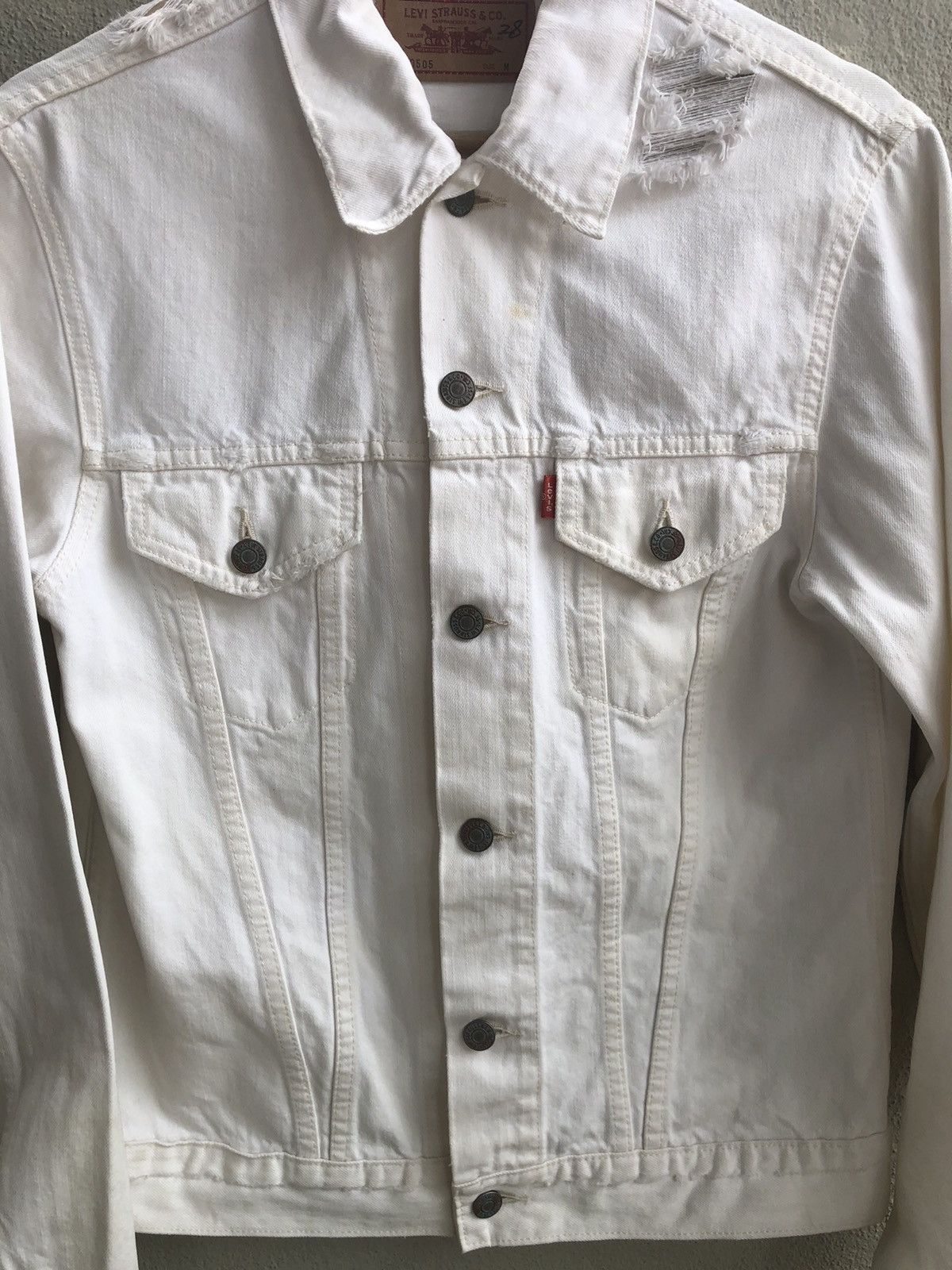 Levi's Japanese Levi’s Denim Jacket Distressed Denim Size US M / EU 48-50 / 2 - 11 Thumbnail
