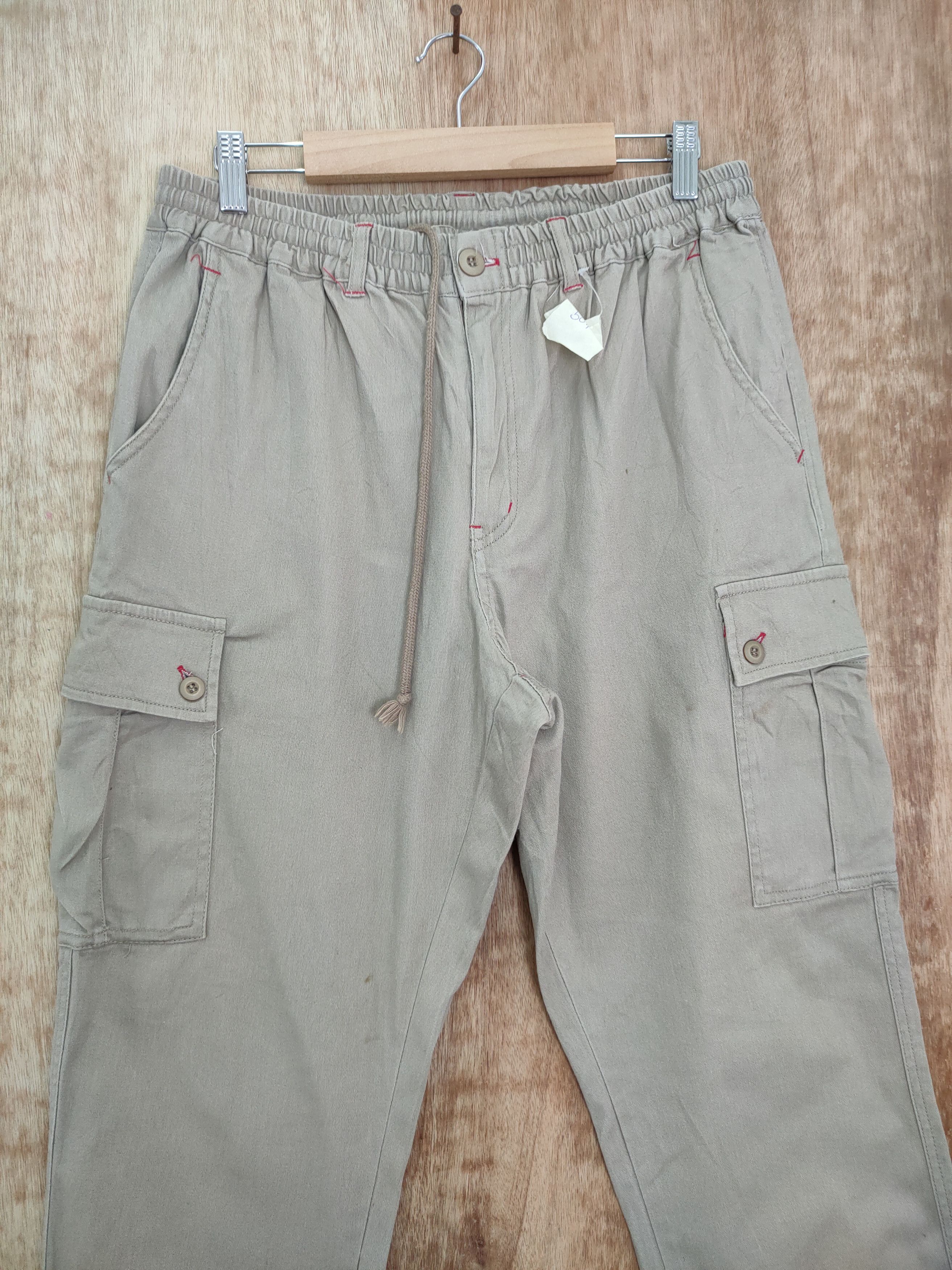Japanese Brand DLL Keith Valler UK London jogger cargo pants #507 Size US 34 / EU 50 - 4 Thumbnail