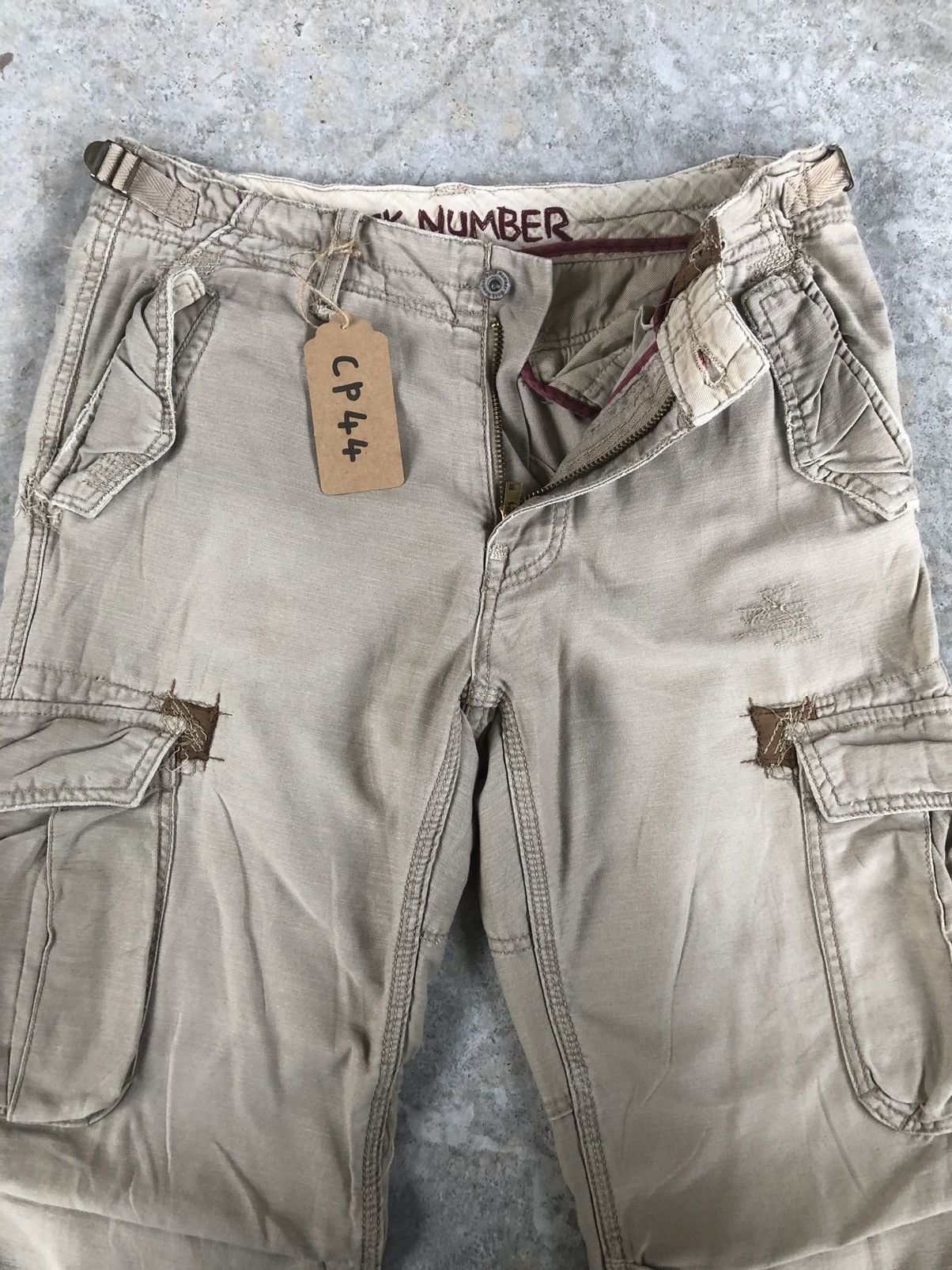 Seditionaries Back Number Cargo Pants Tactical Multipocket Size US 32 / EU 48 - 3 Thumbnail