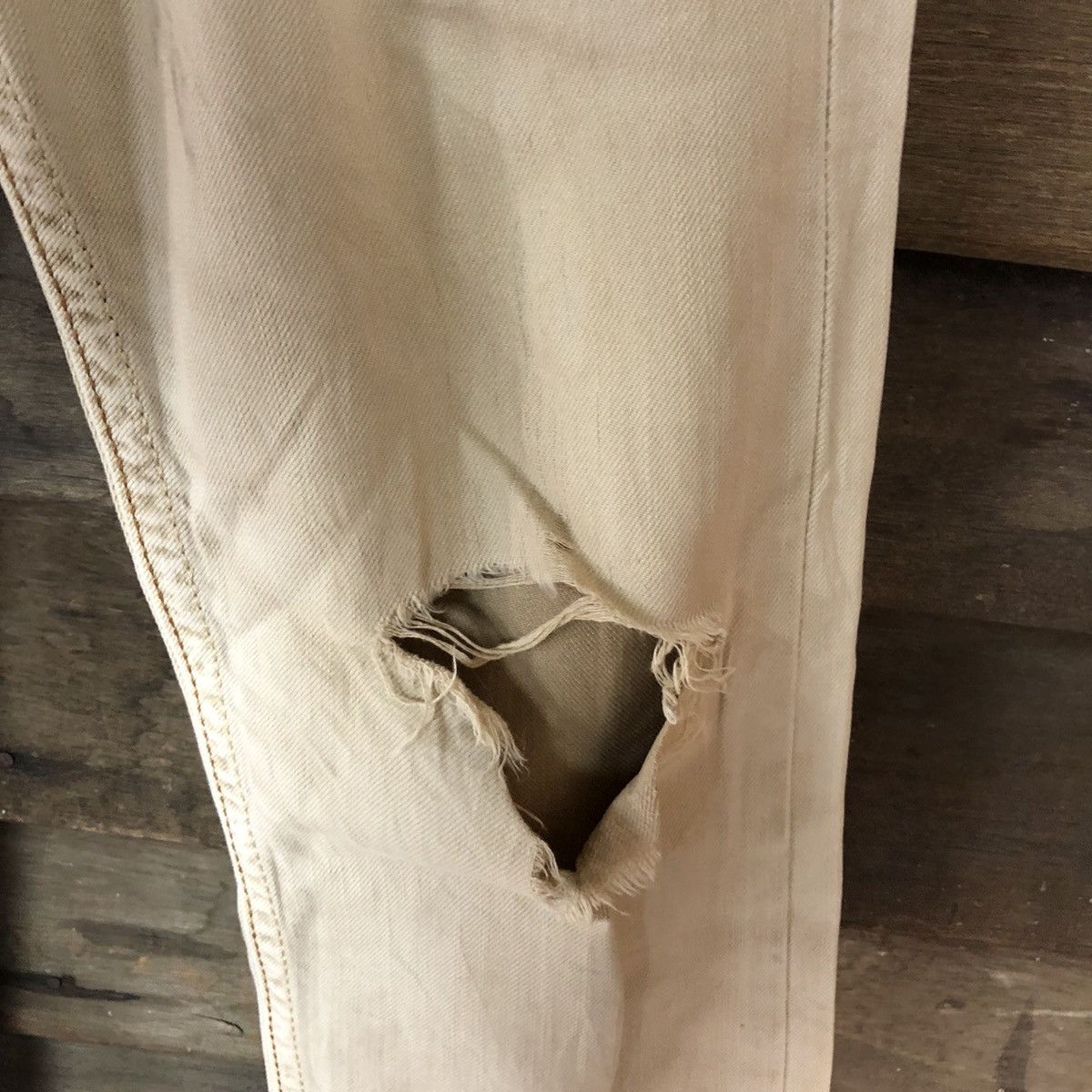 Edwin Edwin vintage Brown Distressed Denim Pants #5135 Size US 28 / EU 44 - 15 Thumbnail