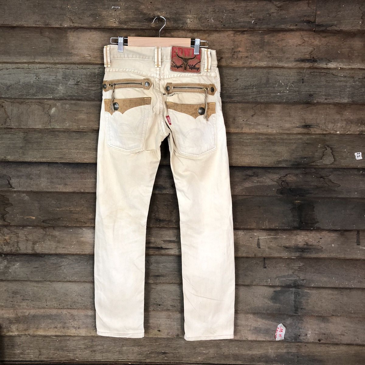 Edwin Edwin vintage Brown Distressed Denim Pants #5135 Size US 28 / EU 44 - 1 Thumbnail