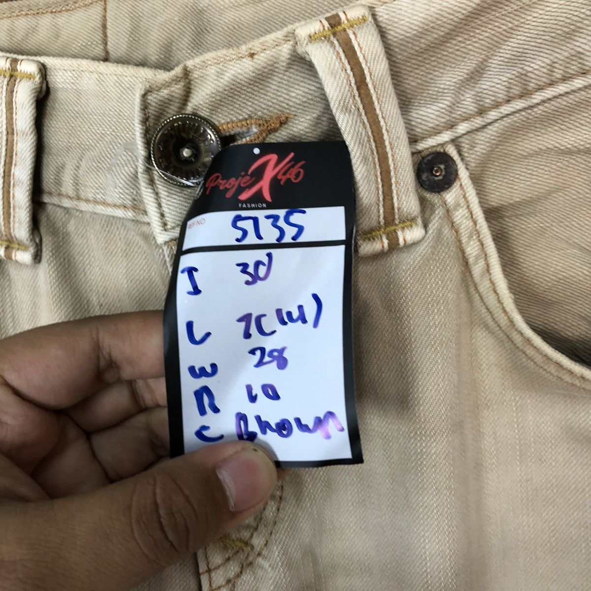 Edwin Edwin vintage Brown Distressed Denim Pants #5135 Size US 28 / EU 44 - 14 Thumbnail
