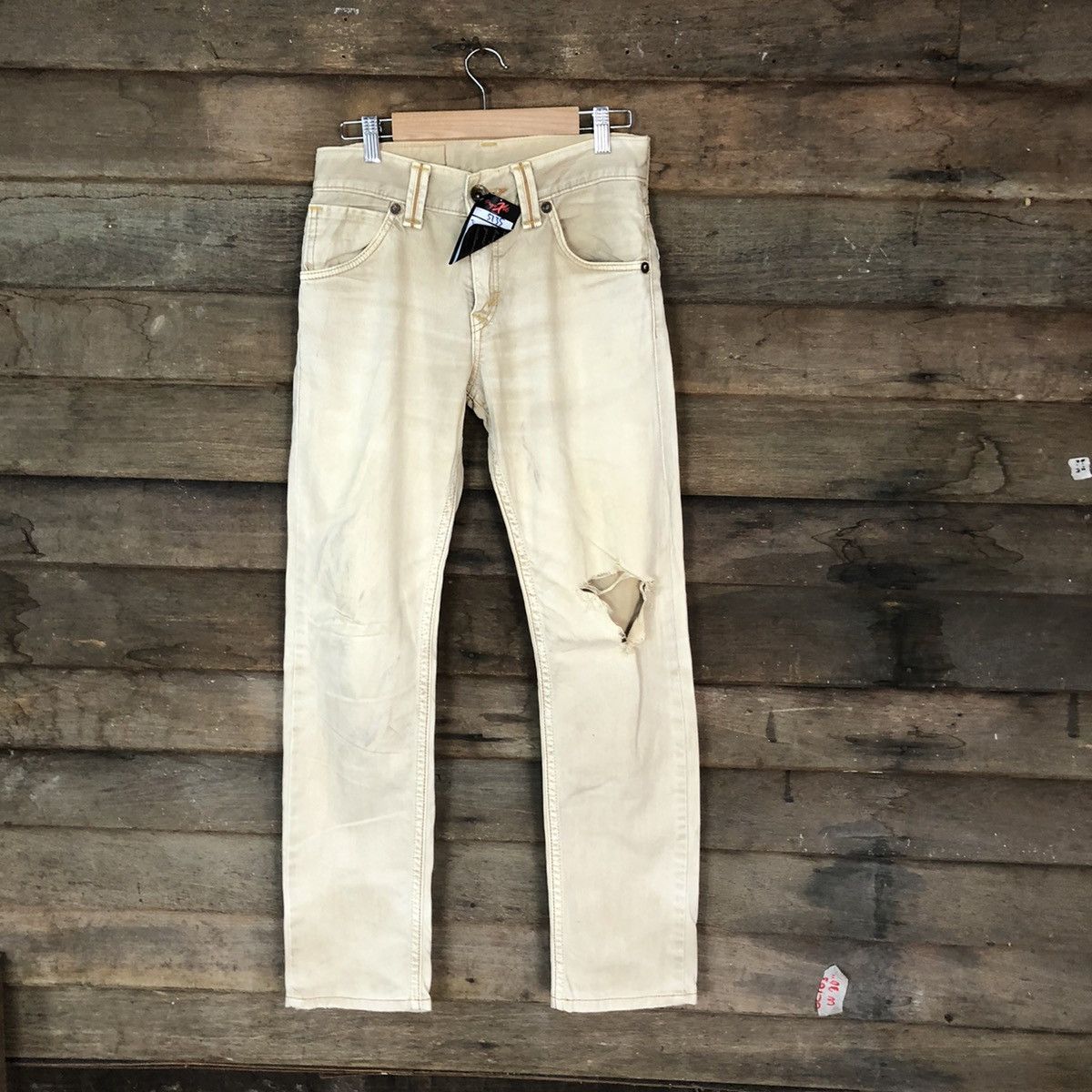 Edwin Edwin vintage Brown Distressed Denim Pants #5135 Size US 28 / EU 44 - 9 Thumbnail