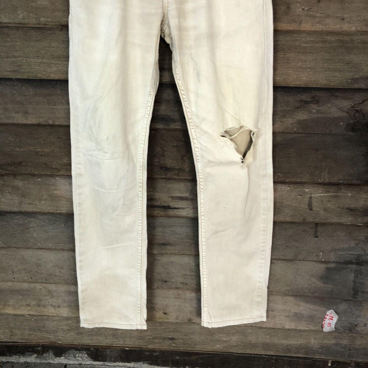 Edwin Edwin vintage Brown Distressed Denim Pants #5135 Size US 28 / EU 44 - 11 Thumbnail