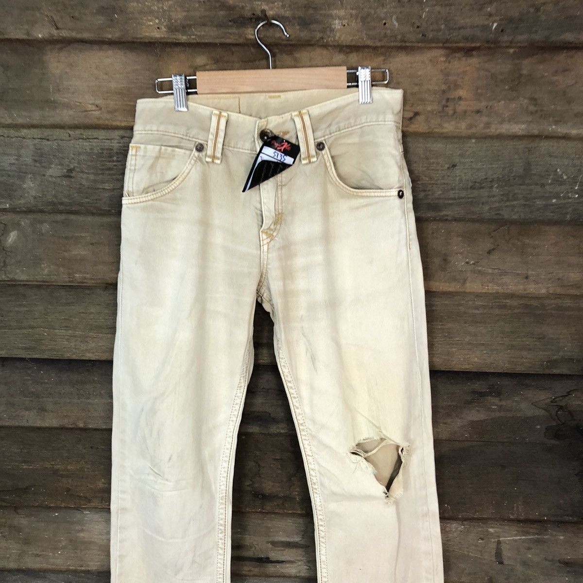 Edwin Edwin vintage Brown Distressed Denim Pants #5135 Size US 28 / EU 44 - 10 Thumbnail
