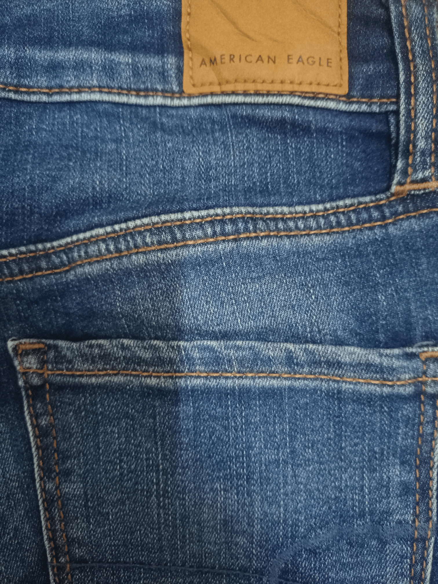 American Eagle Outfitters × Vintage SALES🔥 American Eagle Blue Wash Hi-Rise Distress Jeans Size 24" / US 00 / IT 34 - 9 Thumbnail