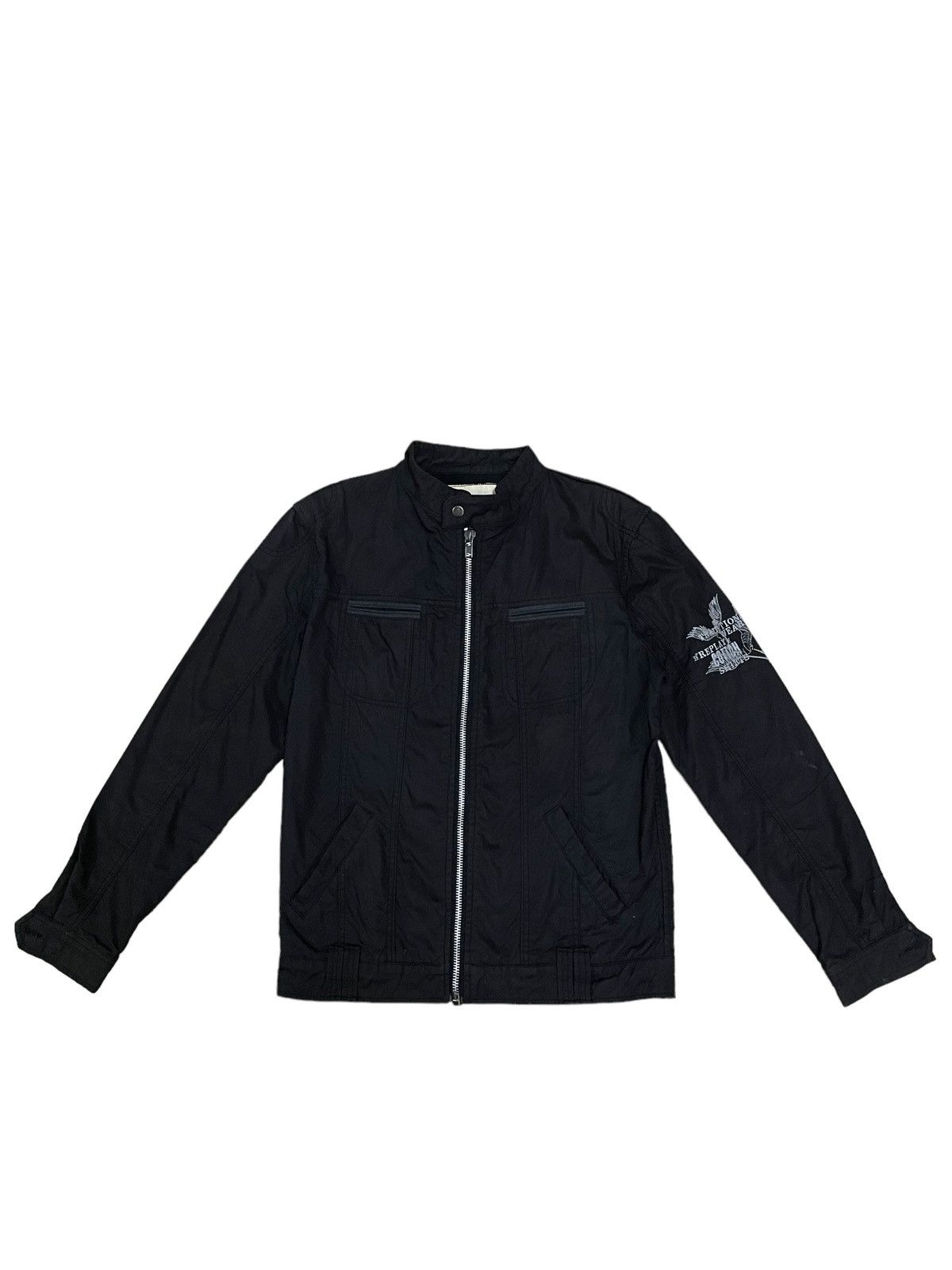 Replay Vintage Replay Spellout Embroidered Logo Jacket Size US M / EU 48-50 / 2 - 2 Thumbnail