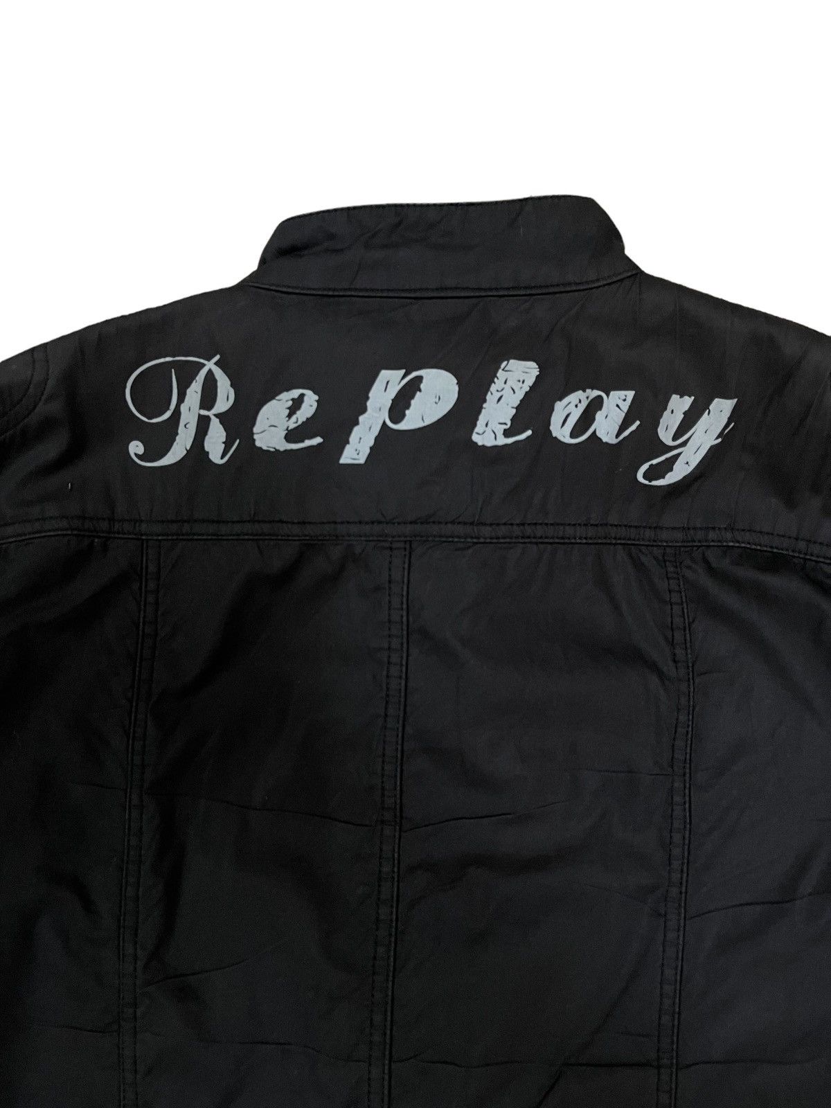 Replay Vintage Replay Spellout Embroidered Logo Jacket Size US M / EU 48-50 / 2 - 10 Thumbnail