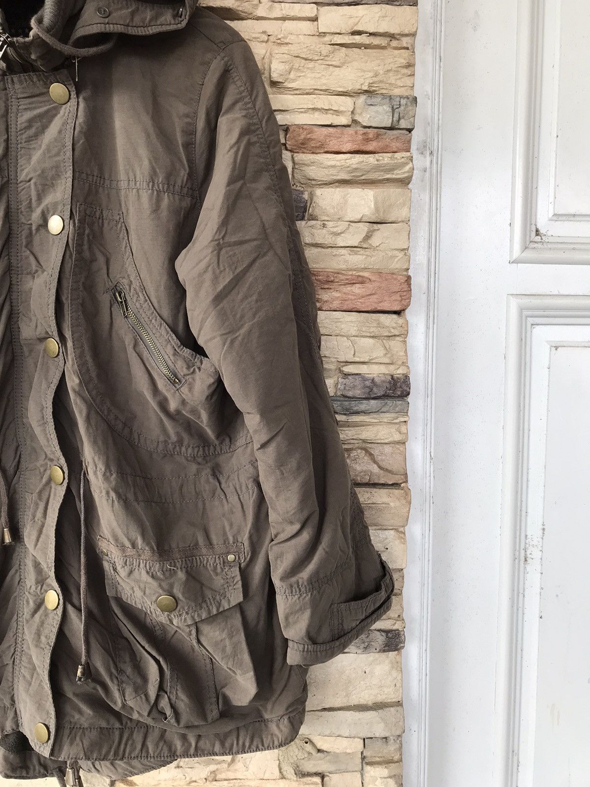 Vintage Vintage Airforce Us Army Parka Military Jacket Hoodies Size US L / EU 52-54 / 3 - 2 Thumbnail