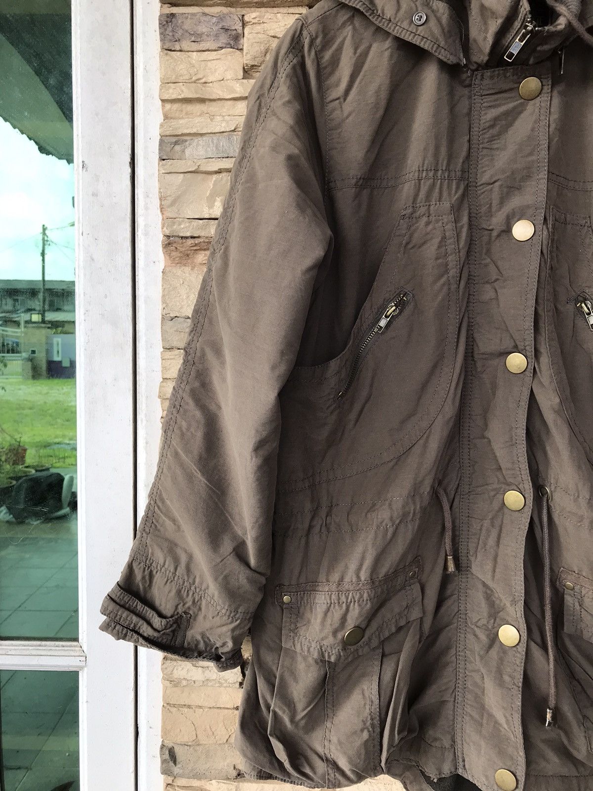 Vintage Vintage Airforce Us Army Parka Military Jacket Hoodies Size US L / EU 52-54 / 3 - 3 Thumbnail