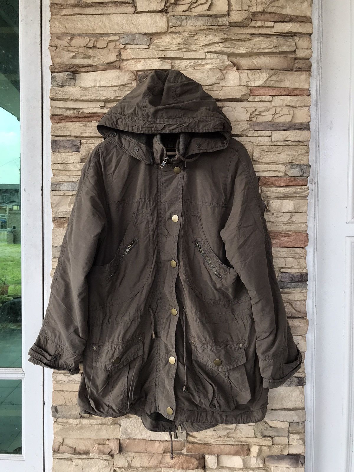 Vintage Vintage Airforce Us Army Parka Military Jacket Hoodies Size US L / EU 52-54 / 3 - 1 Thumbnail