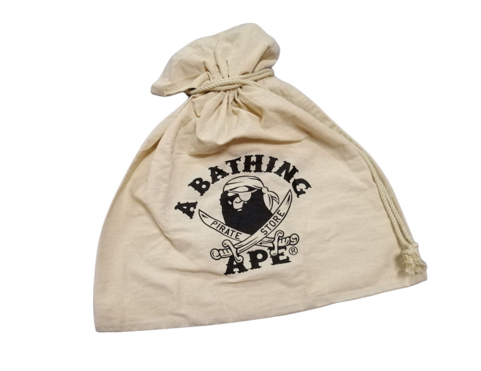 Bape Pirate Store Drawstring Parachute Bags