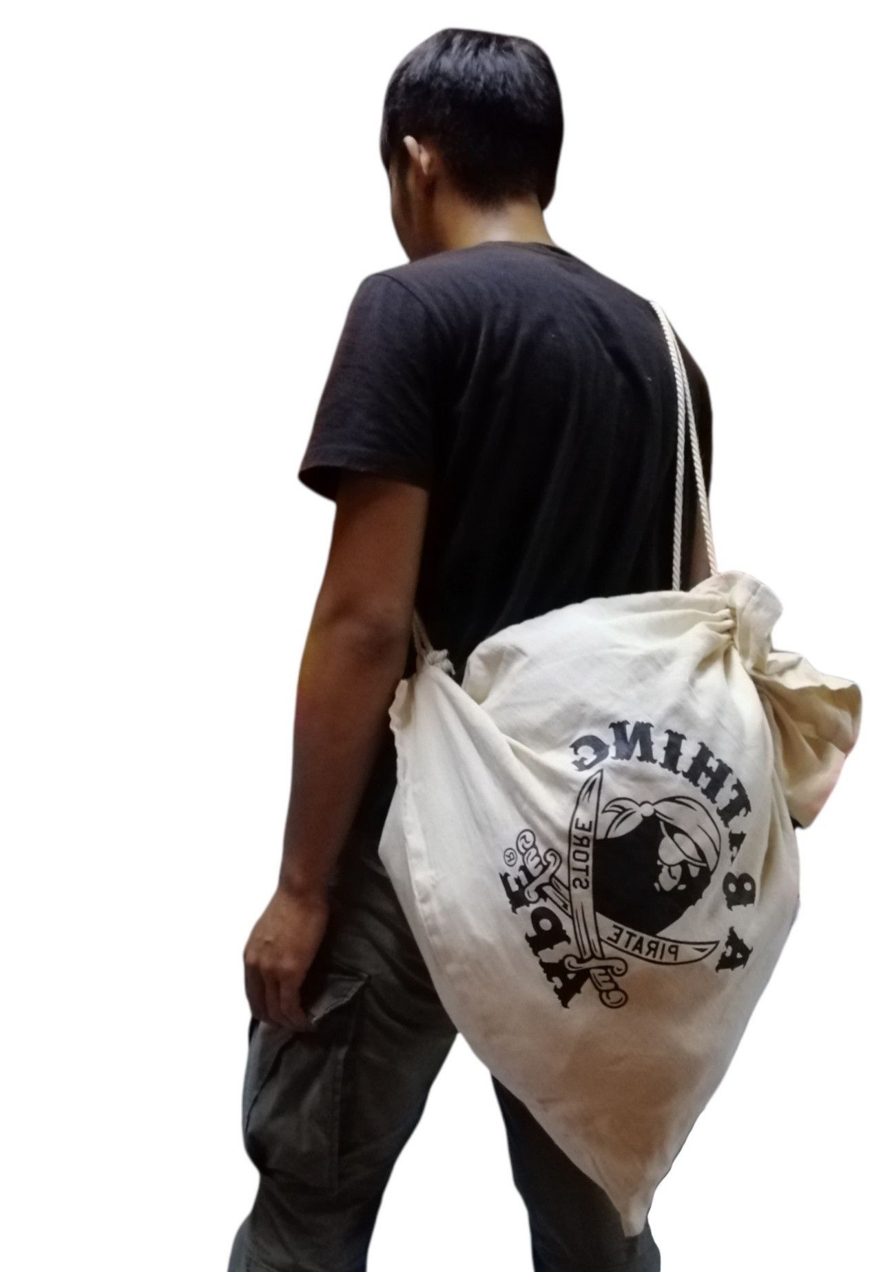 Bape Bape Pirate Store Drawstring Parachute Bags Size ONE SIZE - 10 Thumbnail