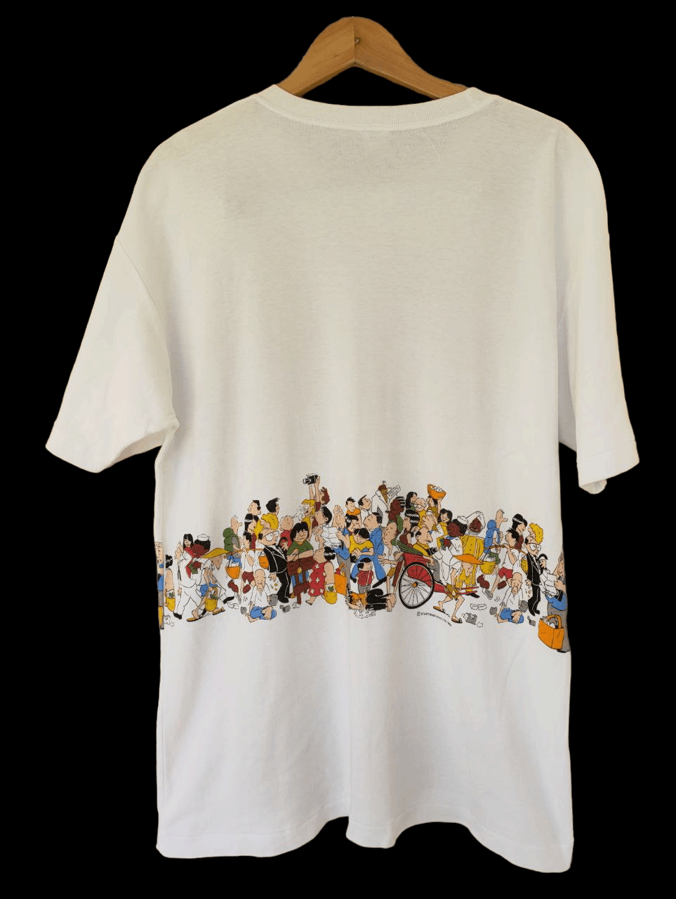 Vintage ❎ ©️1985 Vintage Hong Kong Art T Size US L / EU 52-54 / 3 - 2 Thumbnail