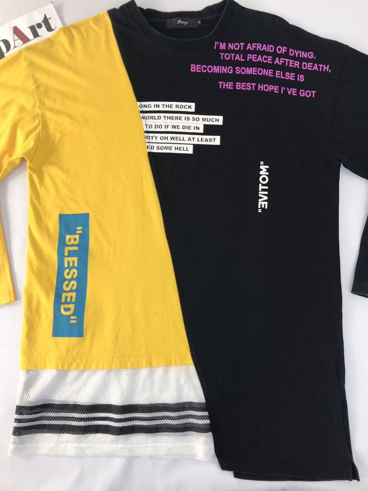 Japanese Brand × Vintage Vintage Rings Japanese Brand Long Sleeve Multicolour Design Size US XL / EU 56 / 4 - 3 Thumbnail