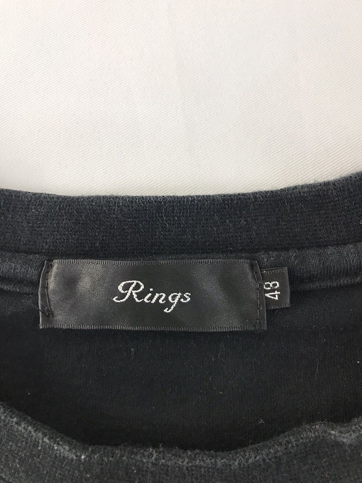 Japanese Brand × Vintage Vintage Rings Japanese Brand Long Sleeve Multicolour Design Size US XL / EU 56 / 4 - 7 Thumbnail