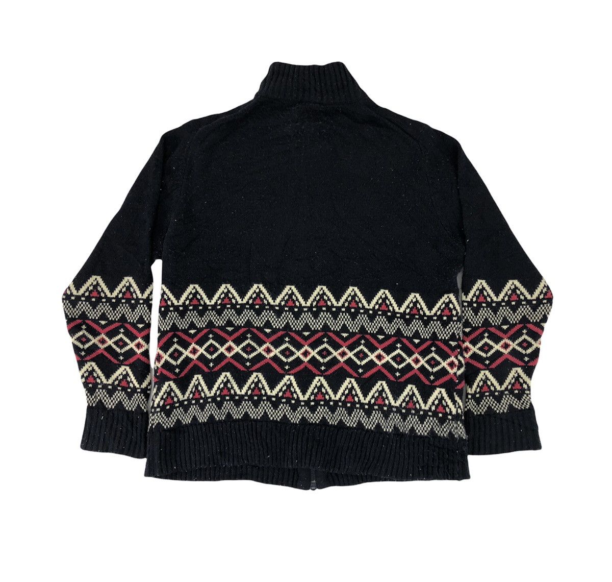Quiksilver 90s Quicksilver Navajo Knitwear Padded Jacket Spell Out Size US M / EU 48-50 / 2 - 2 Thumbnail