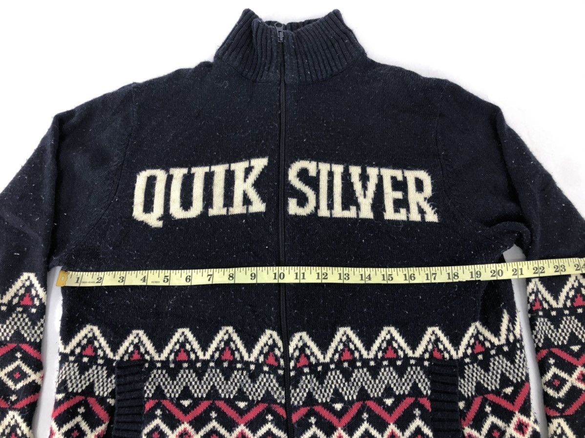 Quiksilver 90s Quicksilver Navajo Knitwear Padded Jacket Spell Out Size US M / EU 48-50 / 2 - 8 Thumbnail