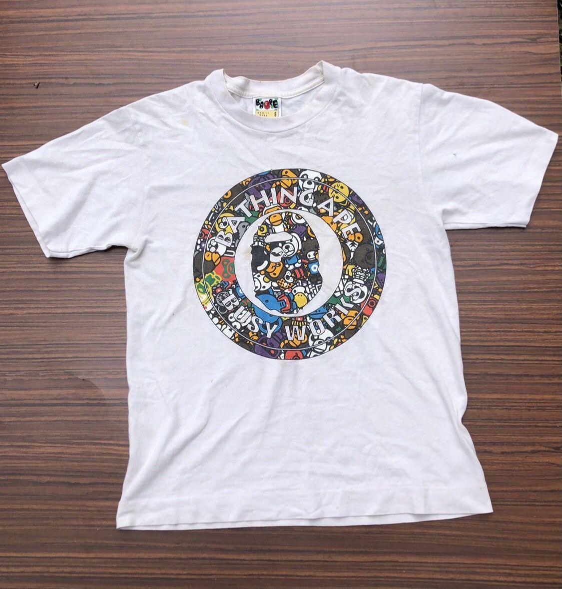 Bape Baby Milo Busy Works Tee Size US S / EU 44-46 / 1 - 1 Thumbnail