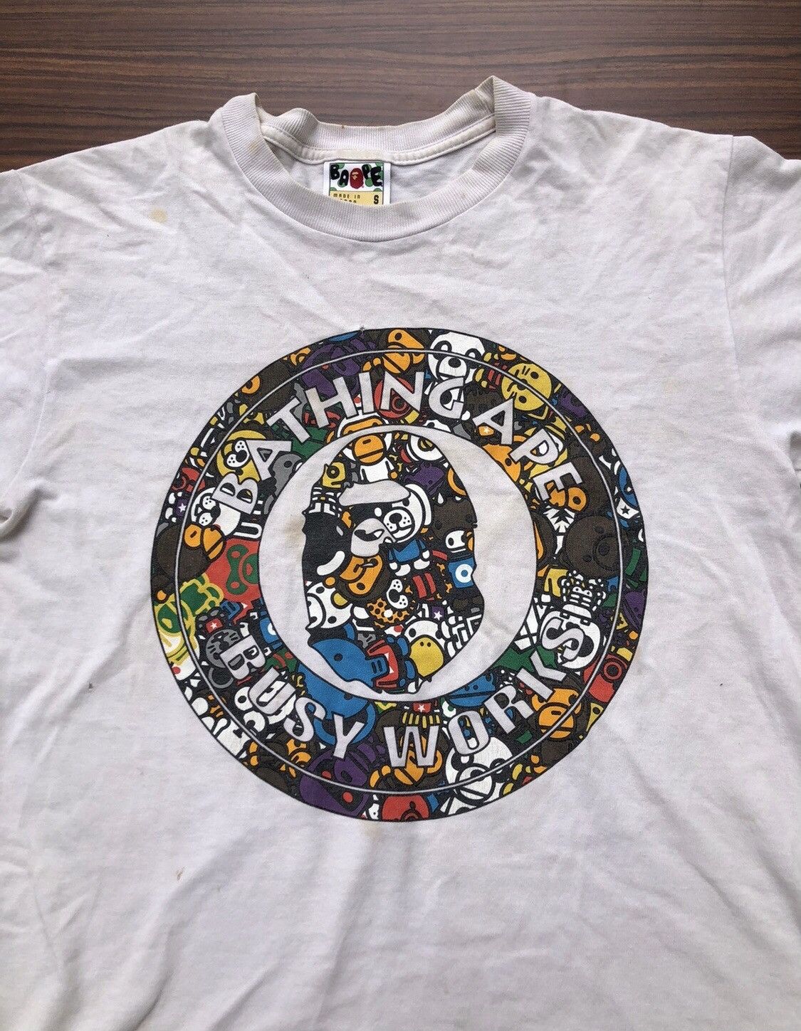 Bape Baby Milo Busy Works Tee Size US S / EU 44-46 / 1 - 2 Thumbnail