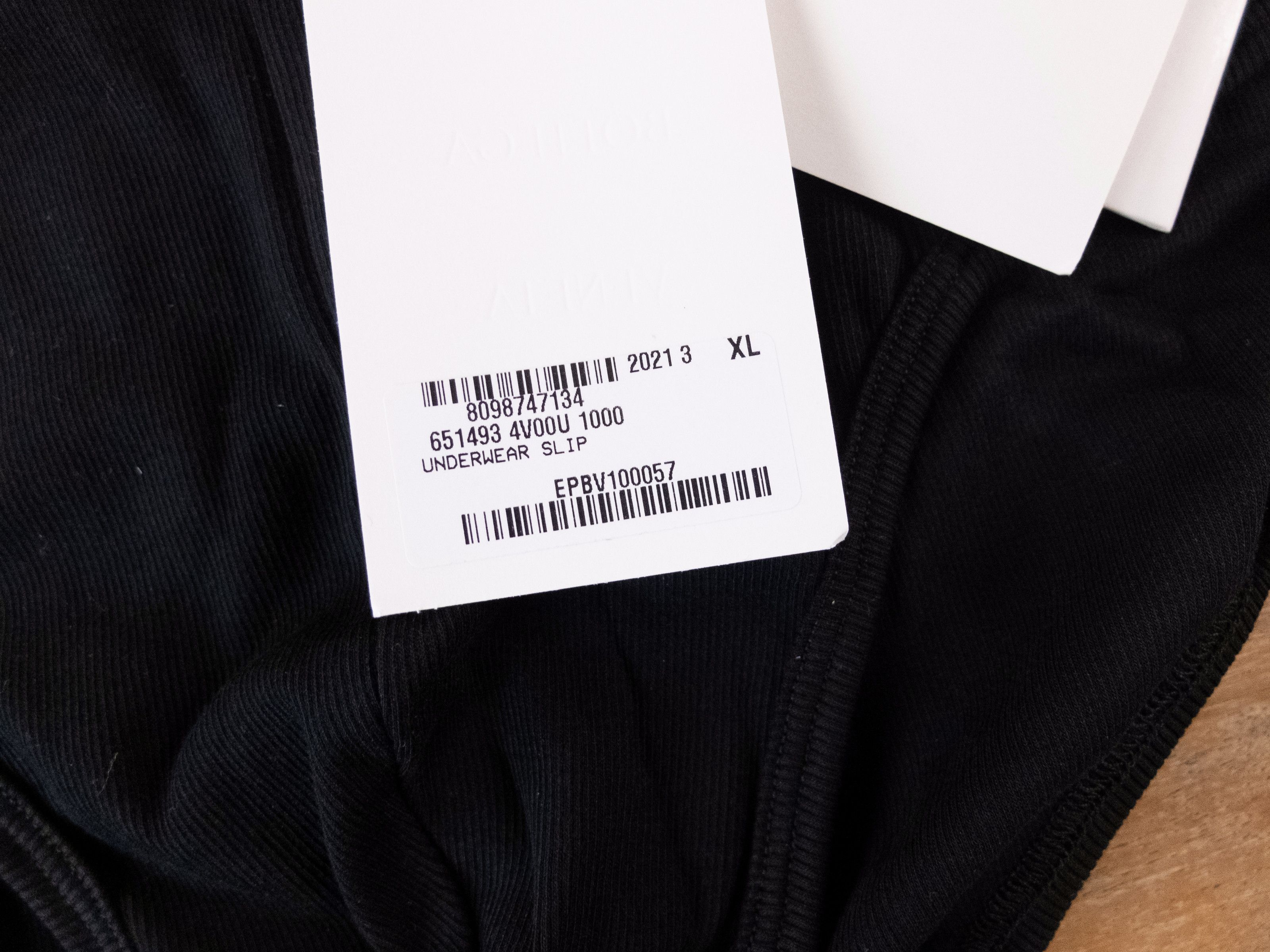 Bottega Veneta BOTTEGA VENETA pack of 3 black cotton briefs XL Size 36 - 5 Thumbnail