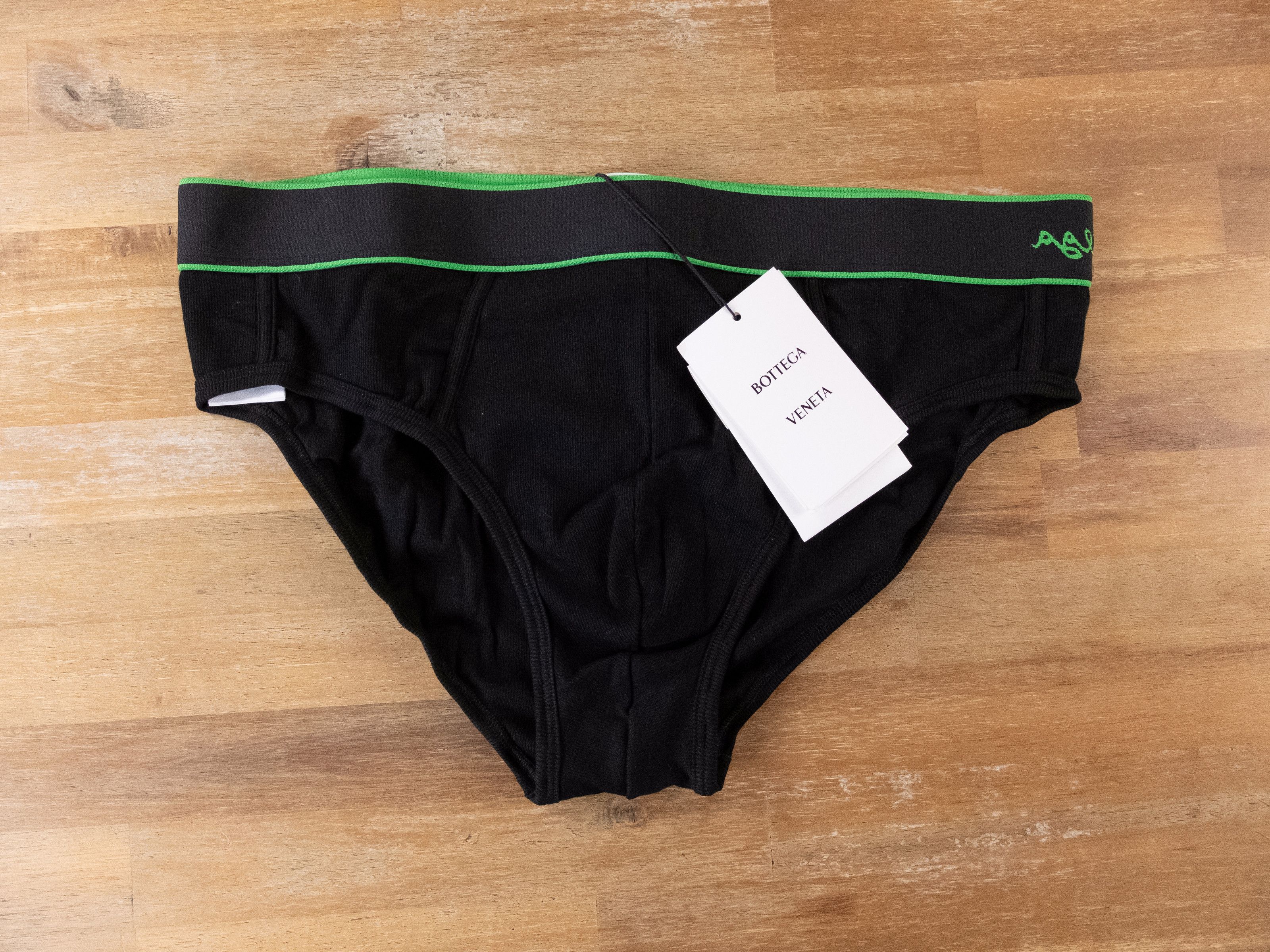 Bottega Veneta BOTTEGA VENETA pack of 3 black cotton briefs XL Size 36 - 4 Thumbnail
