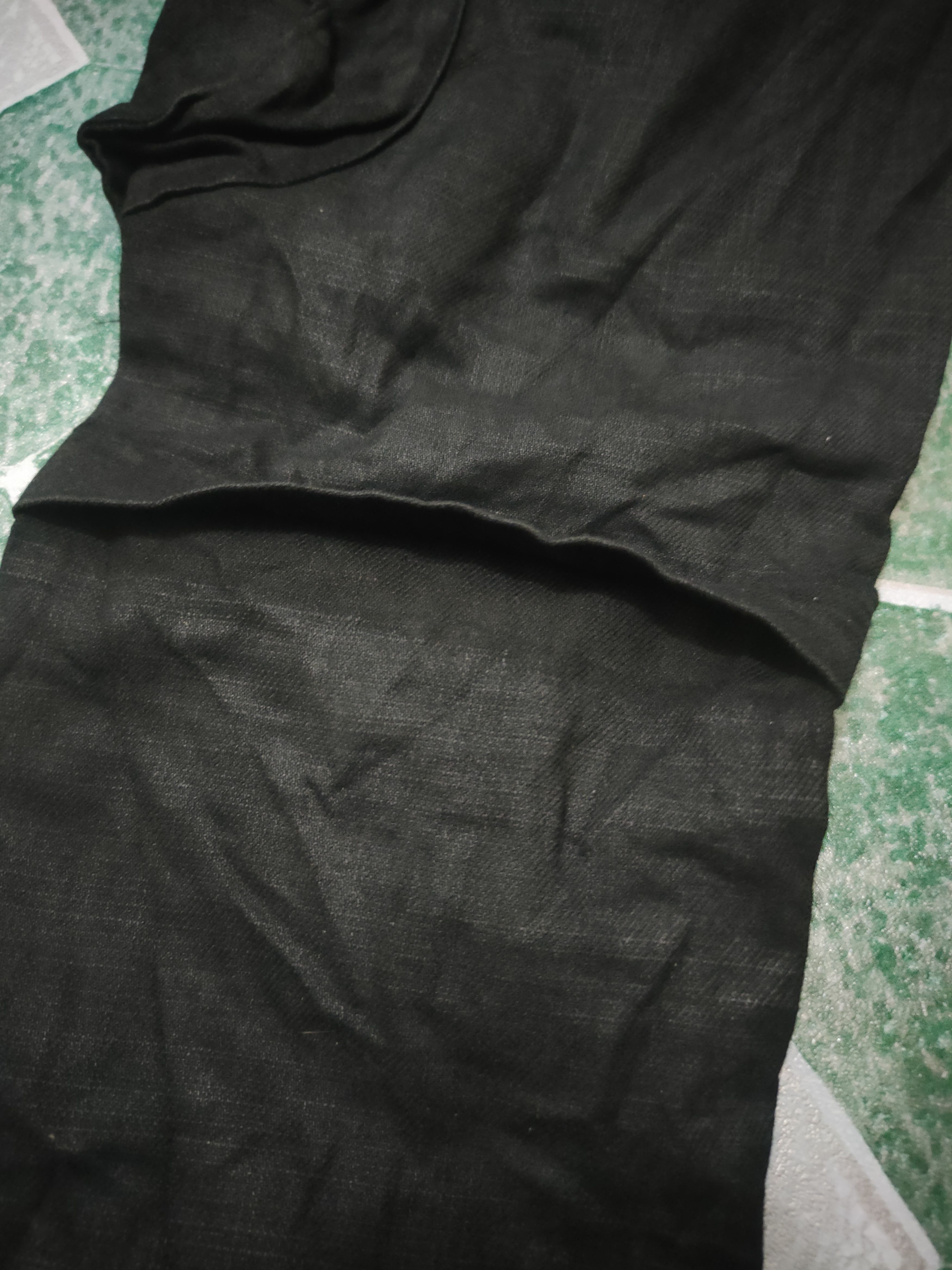 If Six Was Nine Glamour Wax Denim Punk Rock Style Skinny Cargo Pants Size US 30 / EU 46 - 12 Thumbnail