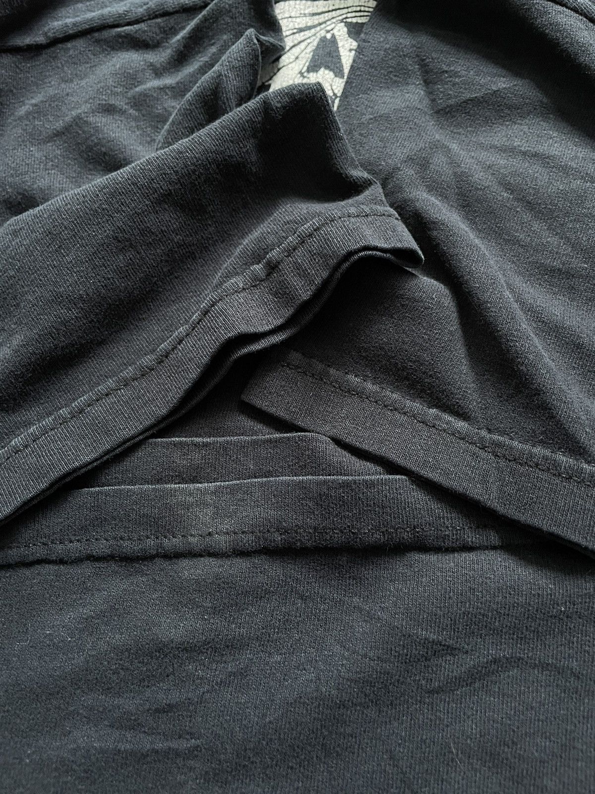Fruit Of The Loom × Vintage Vintage Y2K Pirate Skull Black T-shirt Early 90s - 2000s Size US L / EU 52-54 / 3 - 6 Thumbnail