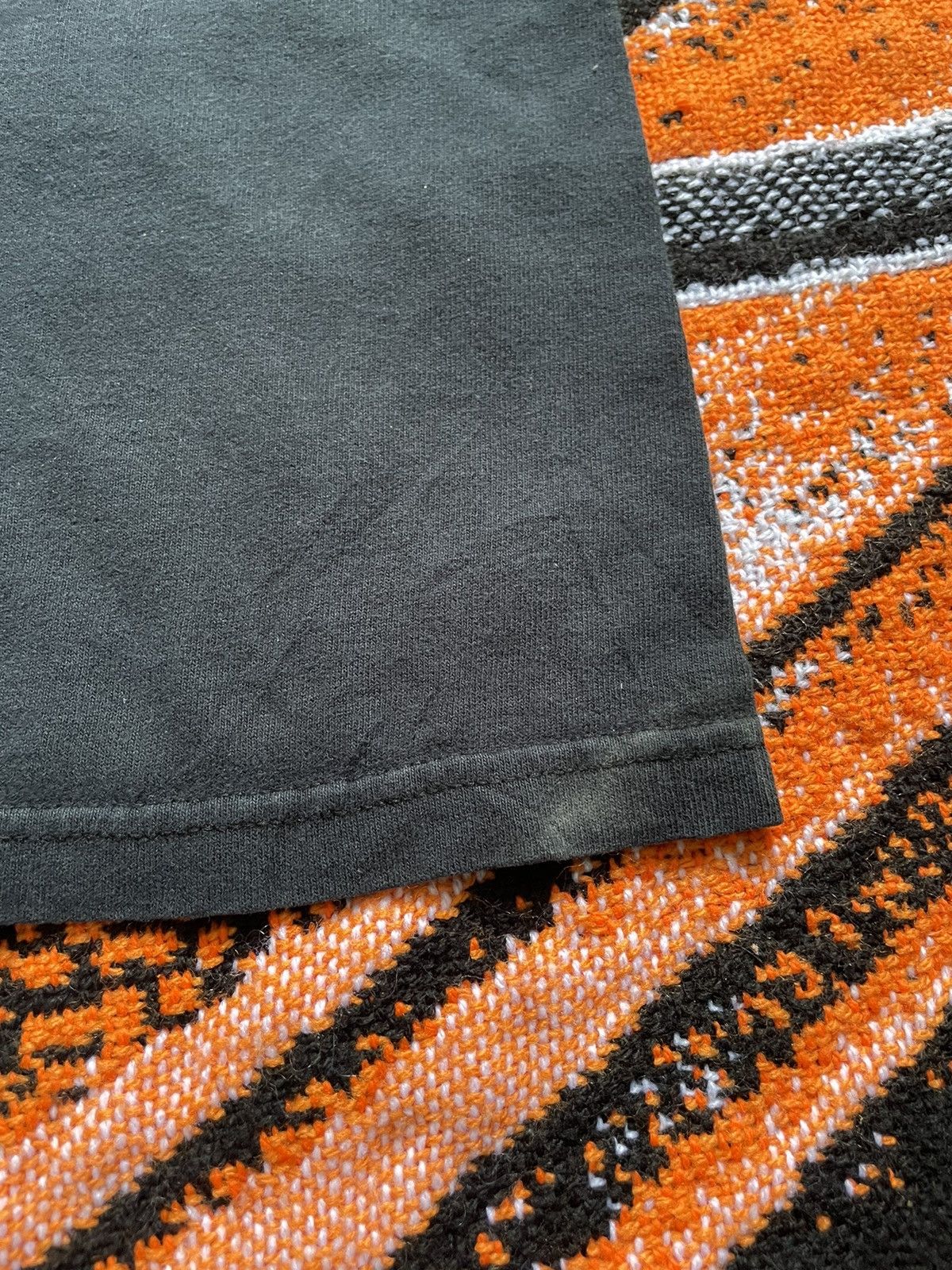 Fruit Of The Loom × Vintage Vintage Y2K Pirate Skull Black T-shirt Early 90s - 2000s Size US L / EU 52-54 / 3 - 5 Thumbnail