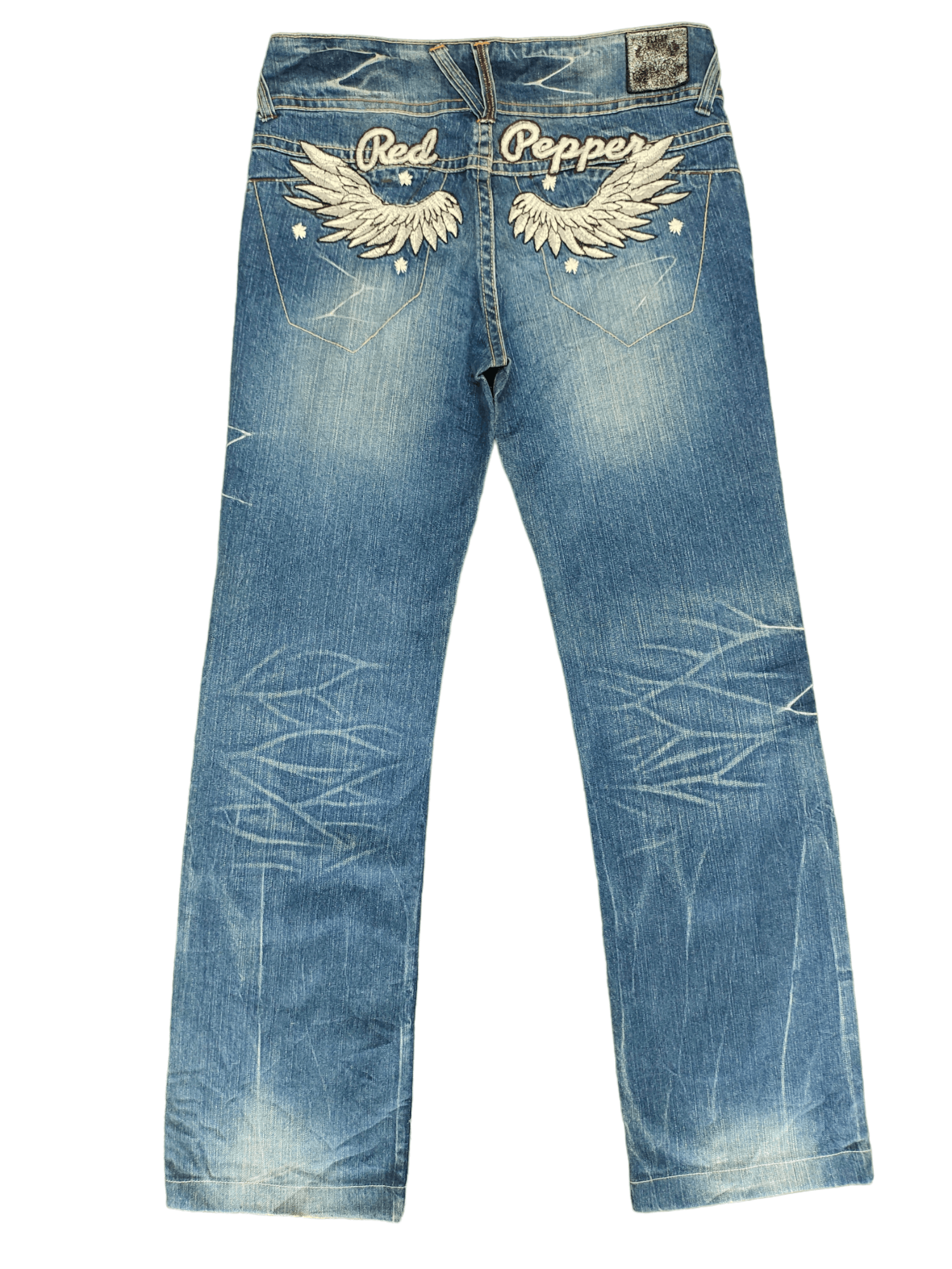 Red Pepper Gold Label Wings Embroidered Clawmark Denim Jeans