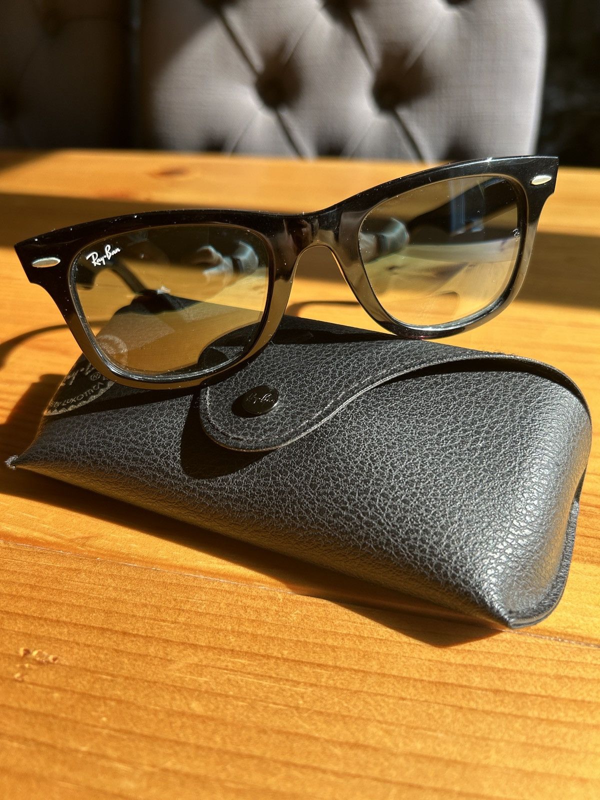 RayBan Ray Ban wayfare blue lenses Size ONE SIZE - 1 Thumbnail