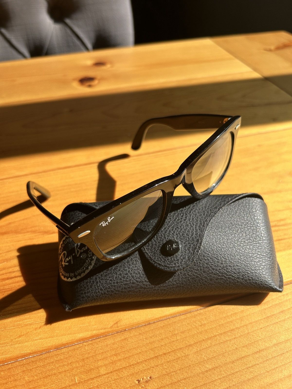 RayBan Ray Ban wayfare blue lenses Size ONE SIZE - 2 Thumbnail