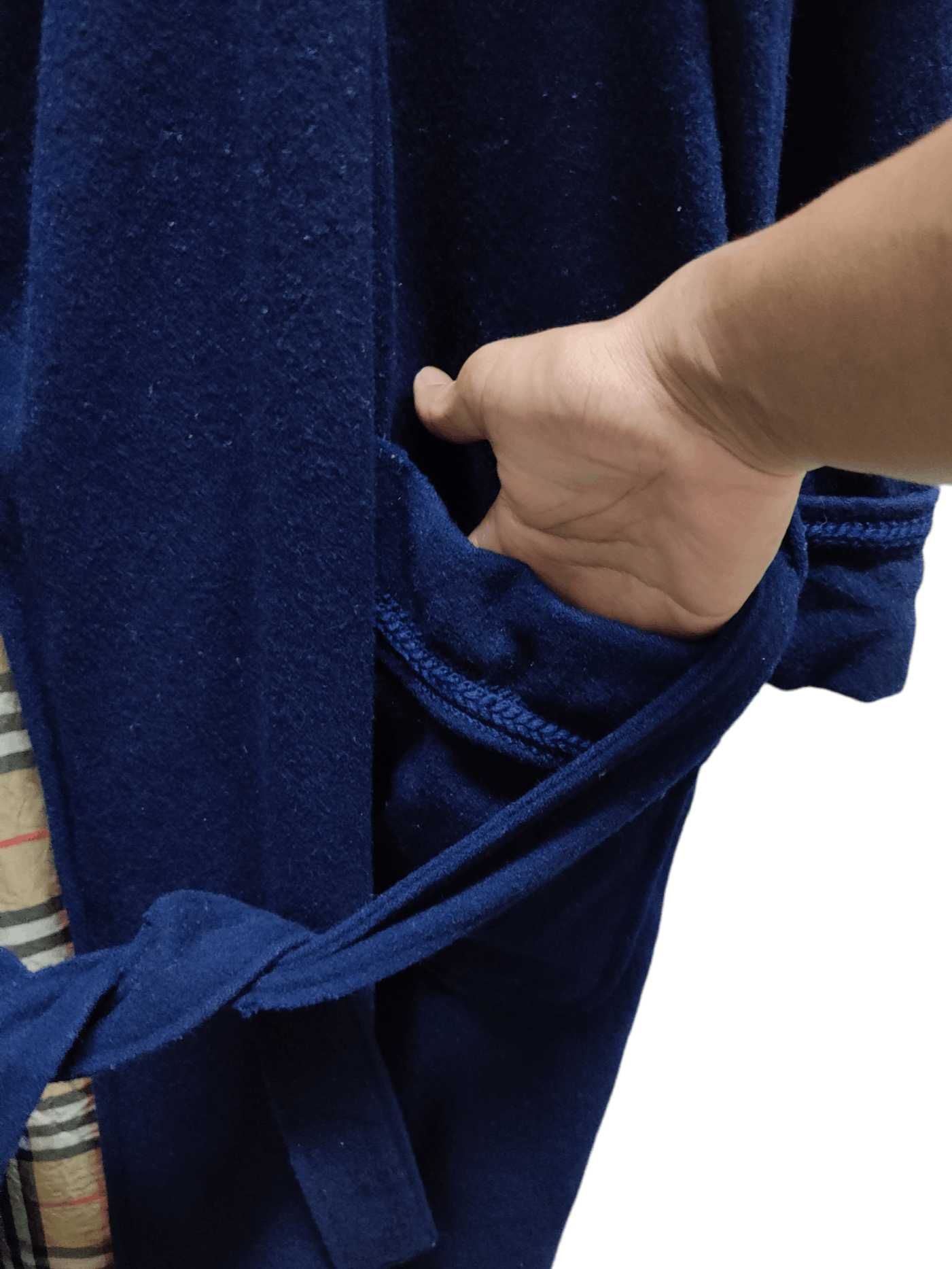 Burberry Vintage Burberry Nova Check Wool Bathrobe Size US L / EU 52-54 / 3 - 3 Thumbnail