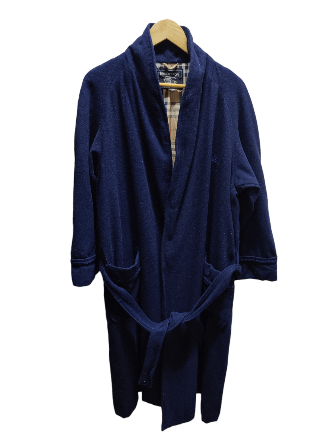 Burberry Vintage Burberry Nova Check Wool Bathrobe Size US L / EU 52-54 / 3 - 2 Thumbnail