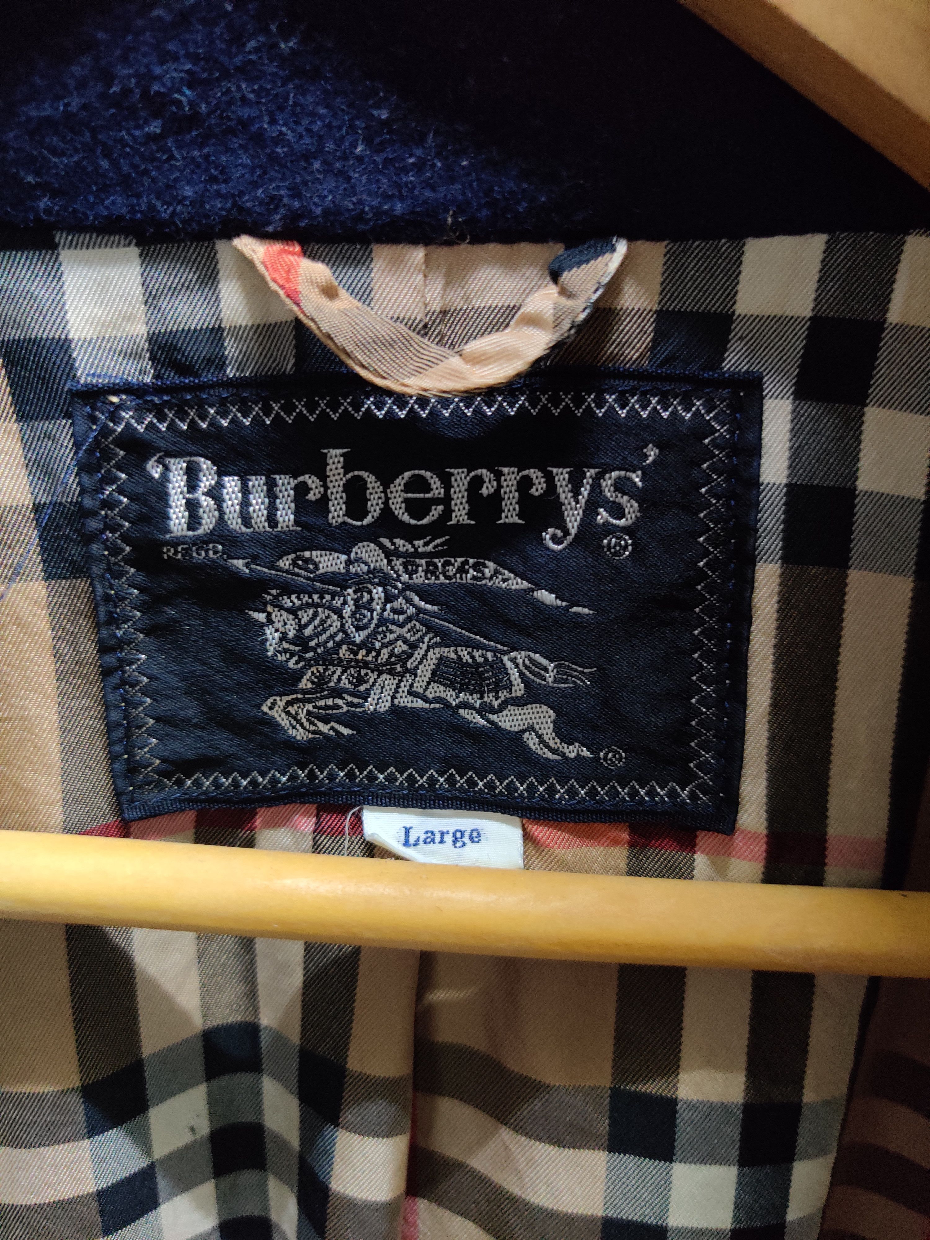 Burberry Vintage Burberry Nova Check Wool Bathrobe Size US L / EU 52-54 / 3 - 8 Thumbnail