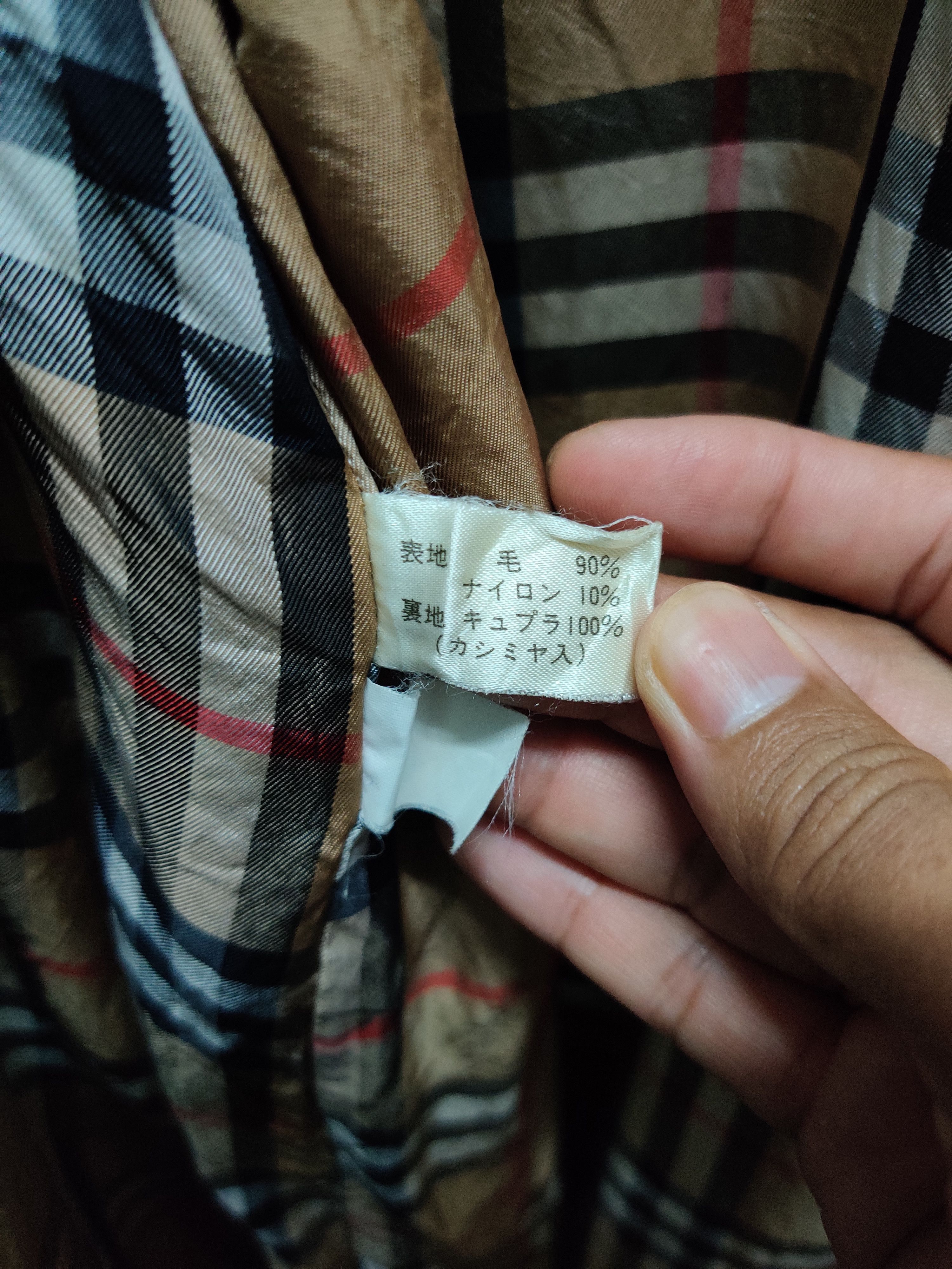 Burberry Vintage Burberry Nova Check Wool Bathrobe Size US L / EU 52-54 / 3 - 9 Thumbnail