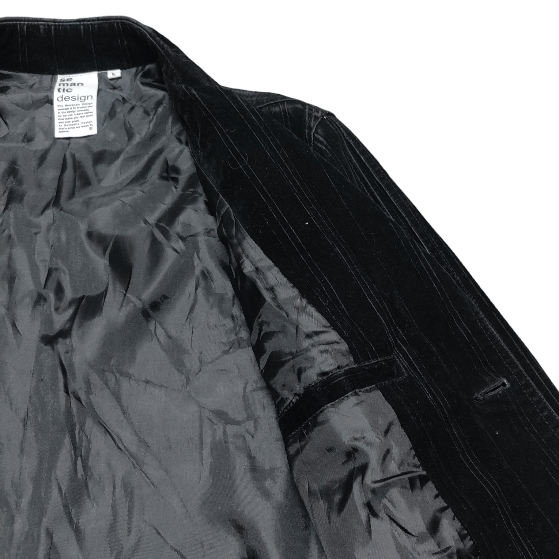 semanticdesign Semantic Design Single Breasted Velvet Lined Jacket Size US L / EU 52-54 / 3 - 10 Thumbnail