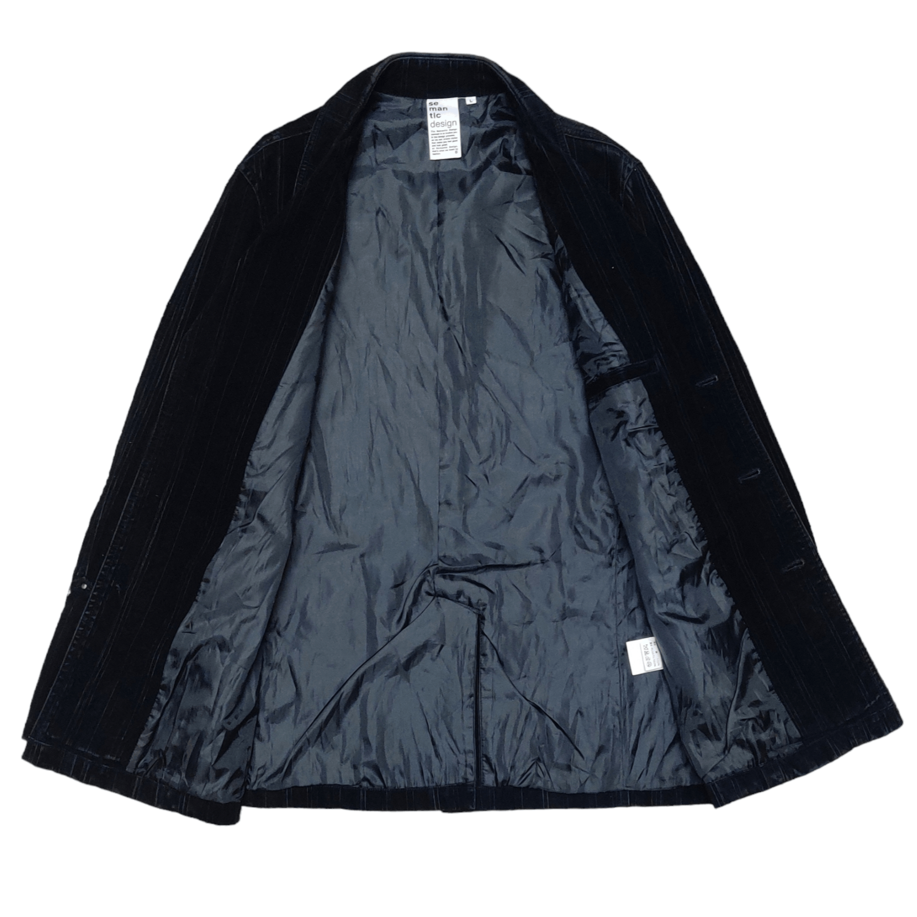 semanticdesign Semantic Design Single Breasted Velvet Lined Jacket Size US L / EU 52-54 / 3 - 9 Thumbnail