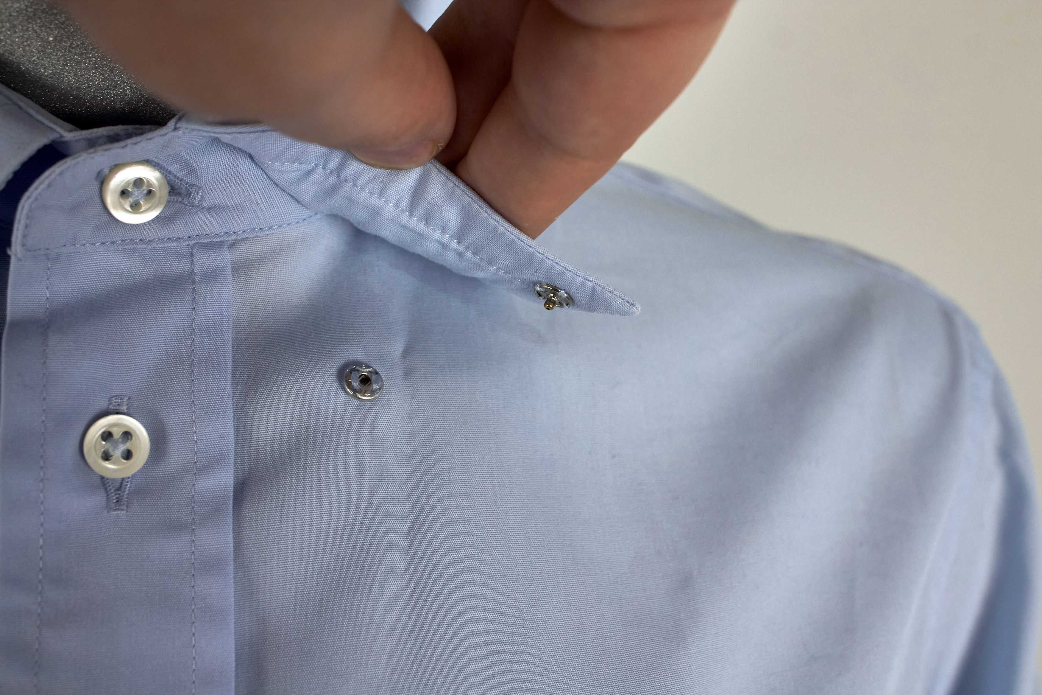 Armani Armani Collezioni men's blue shirt Size US M / EU 48-50 / 2 - 8 Thumbnail