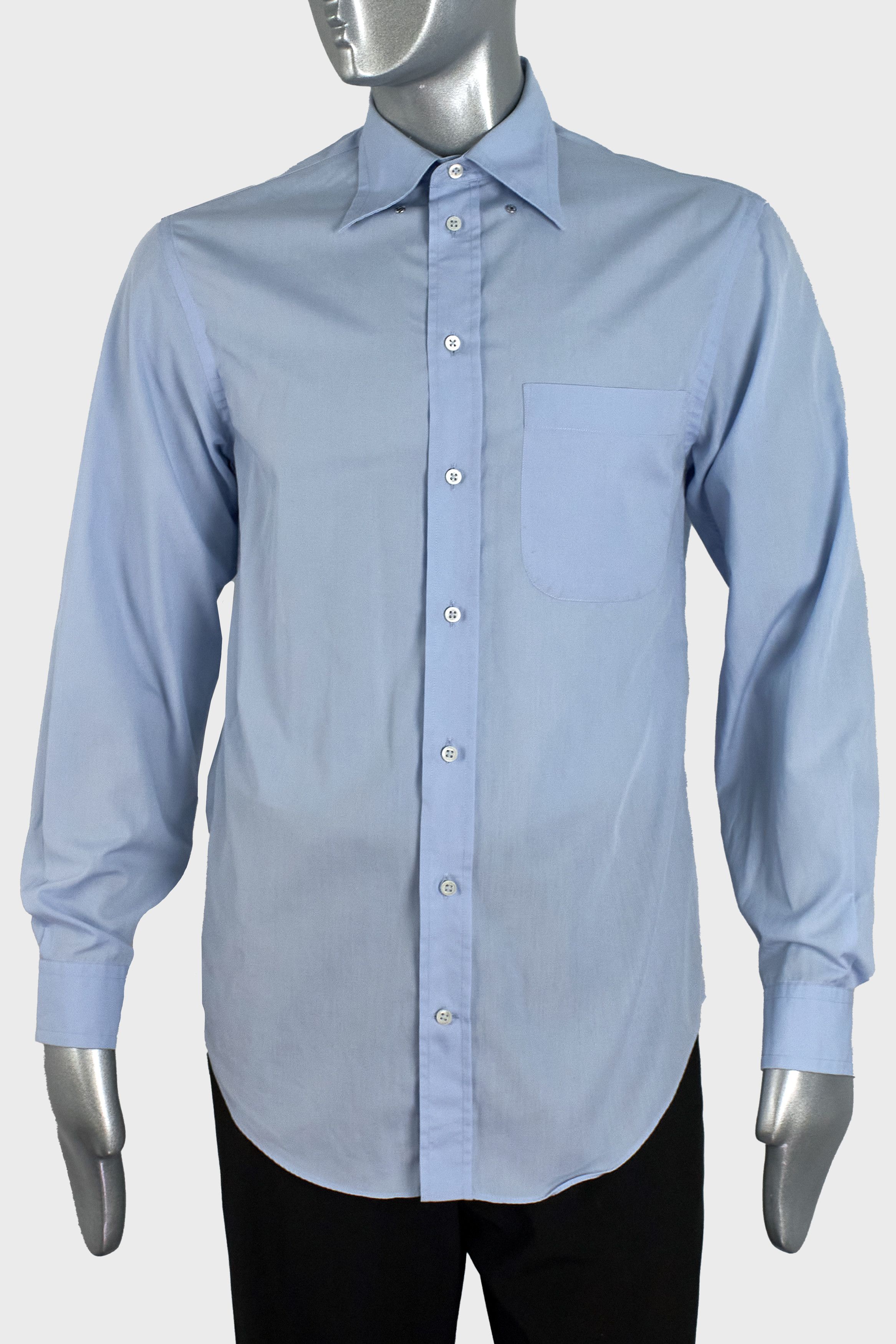 Armani Armani Collezioni men's blue shirt Size US M / EU 48-50 / 2 - 4 Thumbnail