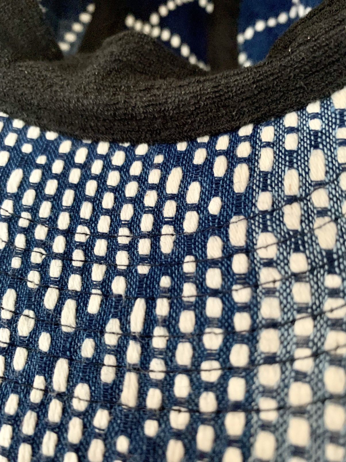 KUON 5 Panel Sashiko Hat Size ONE SIZE - 4 Thumbnail