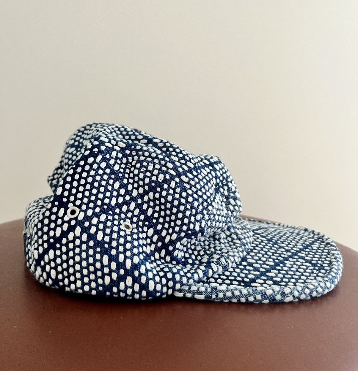 KUON 5 Panel Sashiko Hat Size ONE SIZE - 9 Thumbnail