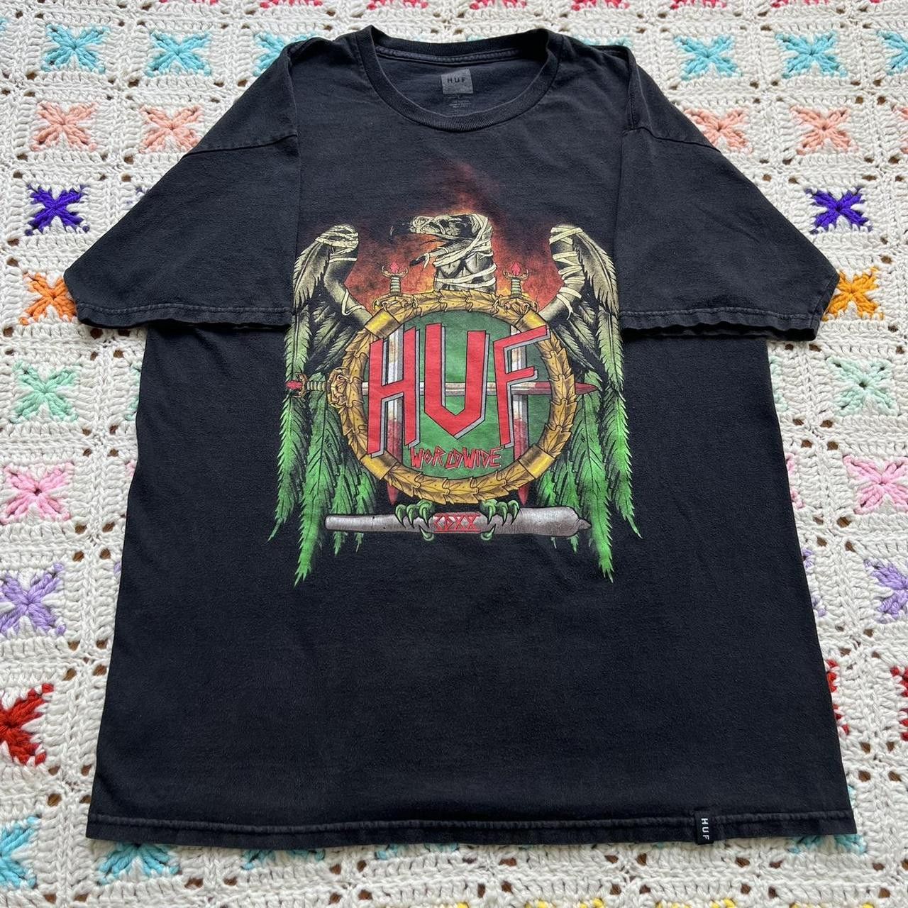 Huf Huf Weed Legalization Tour T shirt | Grailed